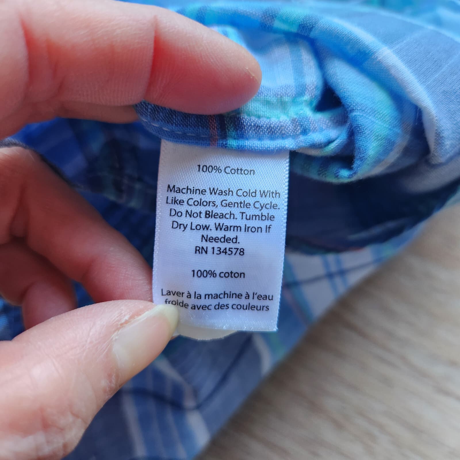 Vineyard Vines Smith Point Tucker Classic Fit Plaid Sport Shirt Moonshine Blue L - Thumbnail 7
