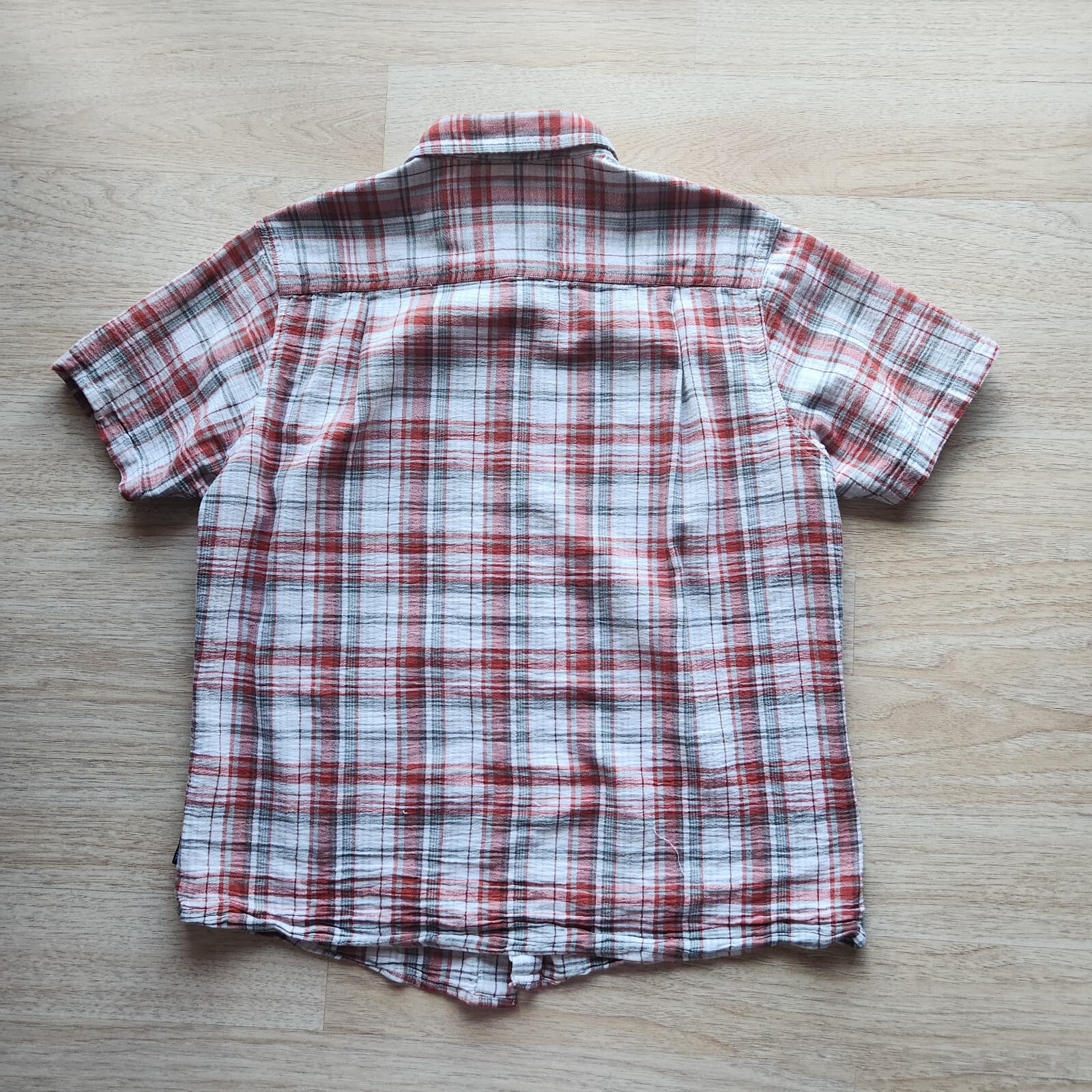 Kuhl Plaid Short Sleeve Button-Up Shirt Crinkle Organic Cotton Multicolor Mens L - Thumbnail 4