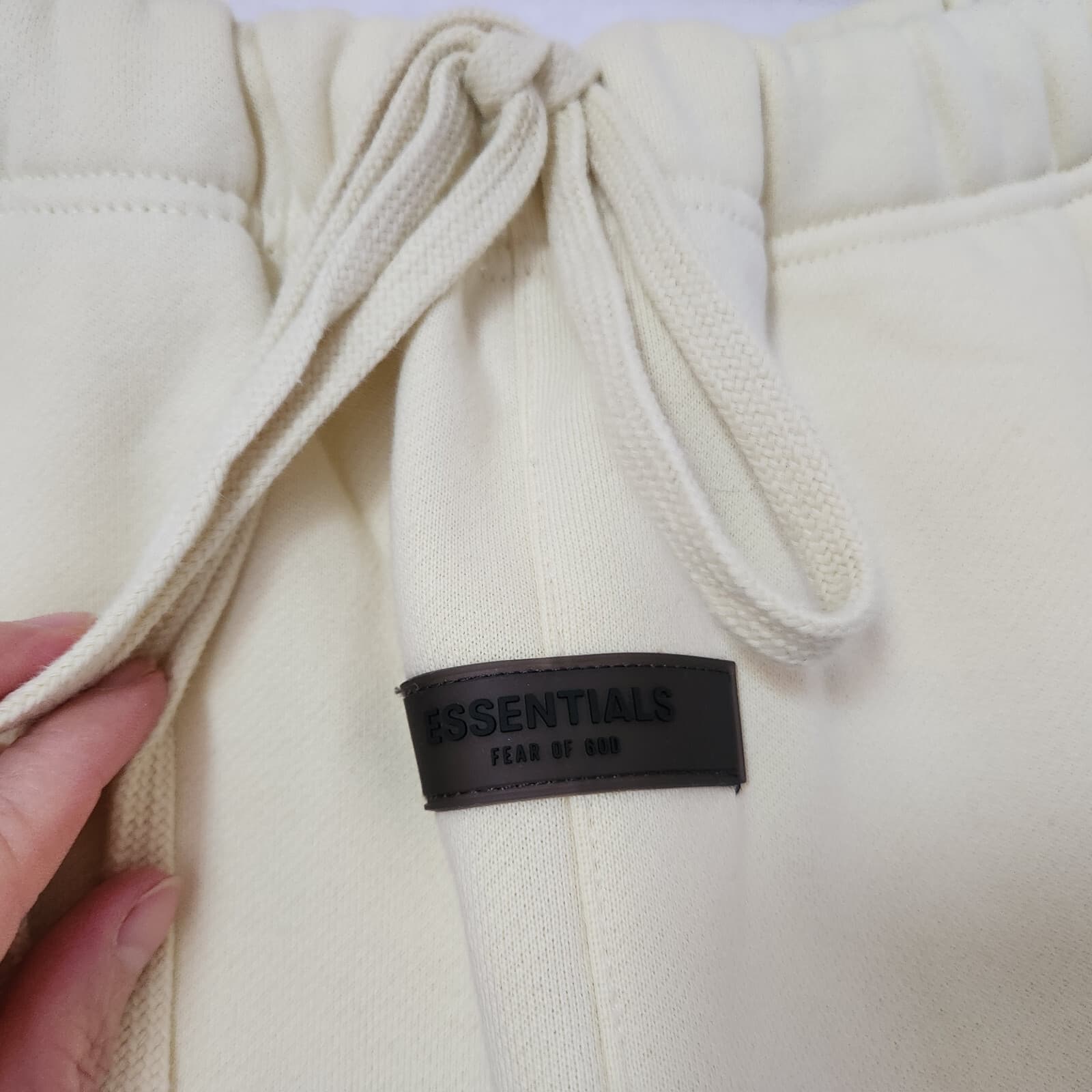 NWT ESSENTIALS Fear of God 2pc Hooded Sweatshirt Sweatpant Jogger Yellow Men's L - Thumbnail 10