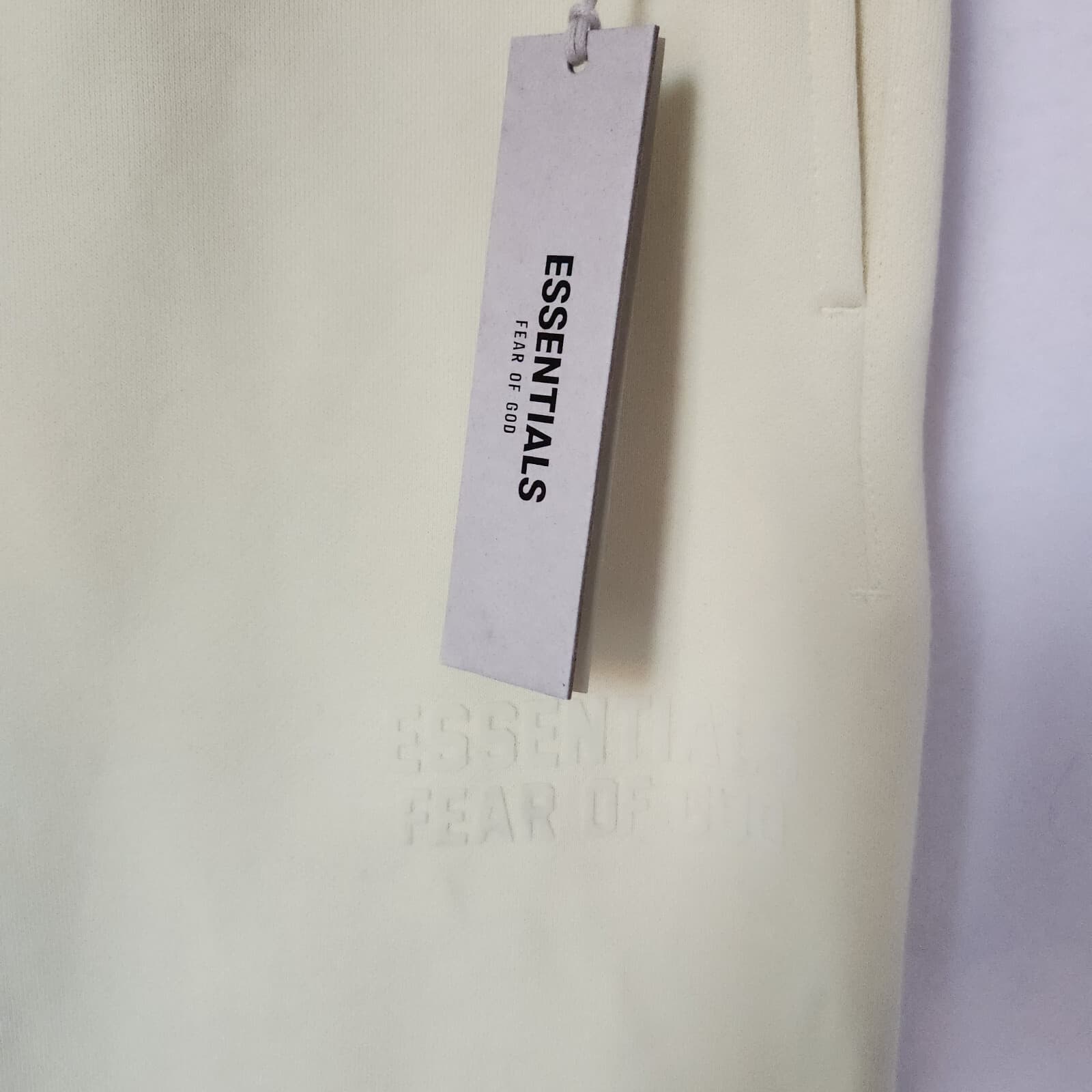 NWT ESSENTIALS Fear of God 2pc Hooded Sweatshirt Sweatpant Jogger Yellow Men's L - Thumbnail 9