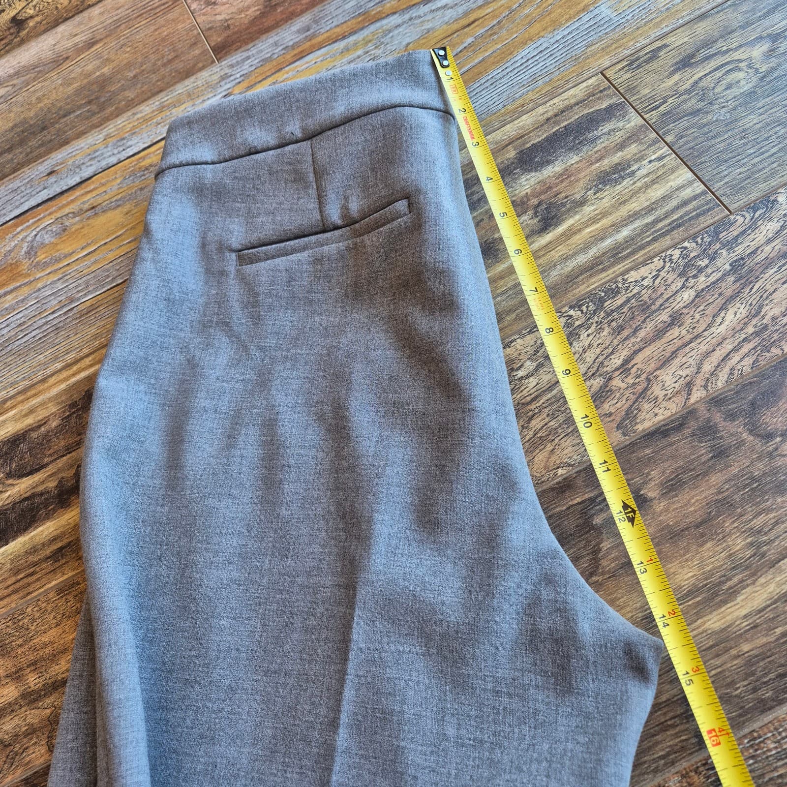 J.Crew Women's 10-Tall Kate Straight Leg Stretch Dress Pants Pocket Grey #BK253 - Thumbnail 13