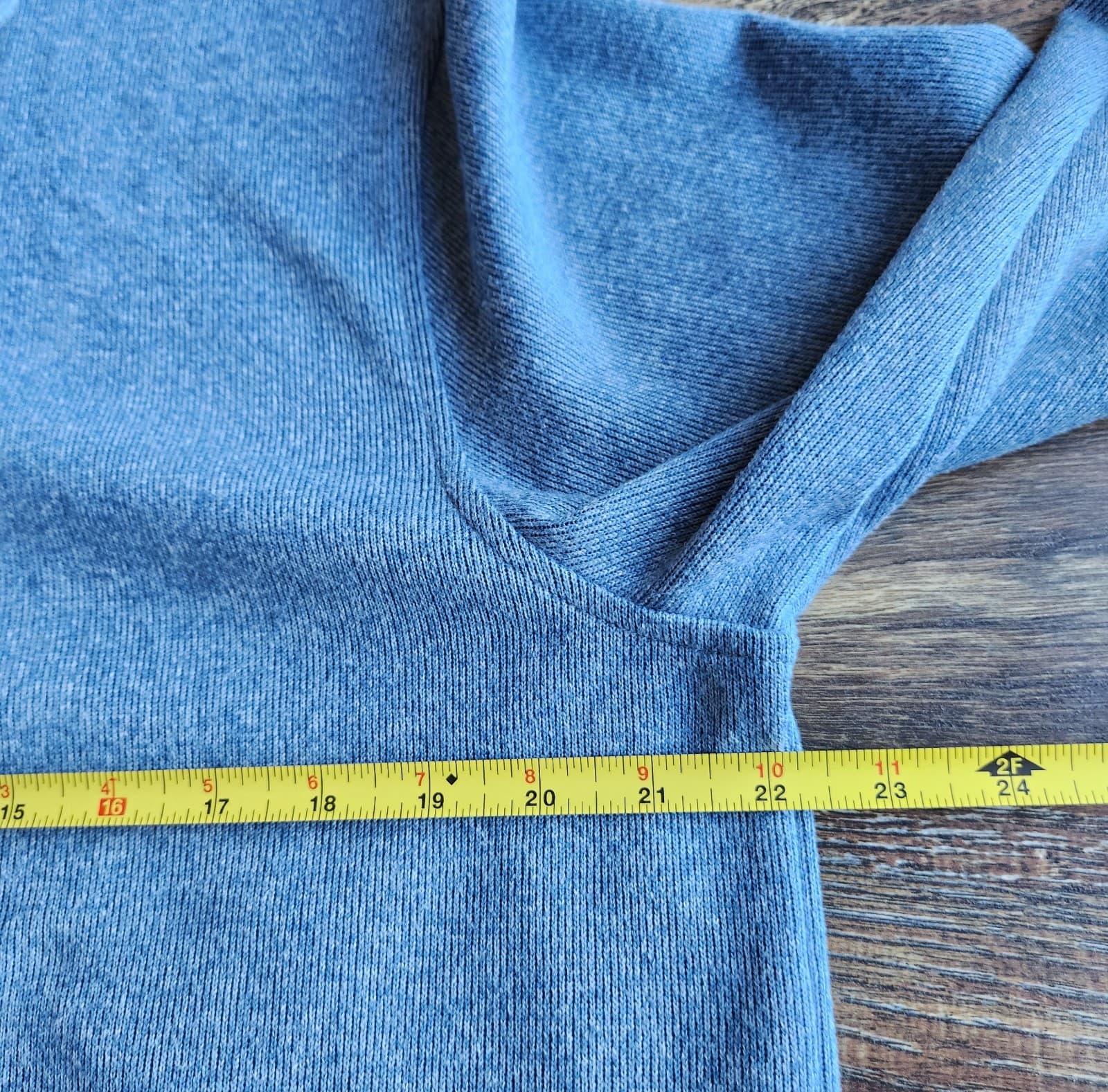 Rhone Commuter 1/4 Zip Mock Neck Sweater Pullover Stellar Blue Marle Men's L - Thumbnail 10