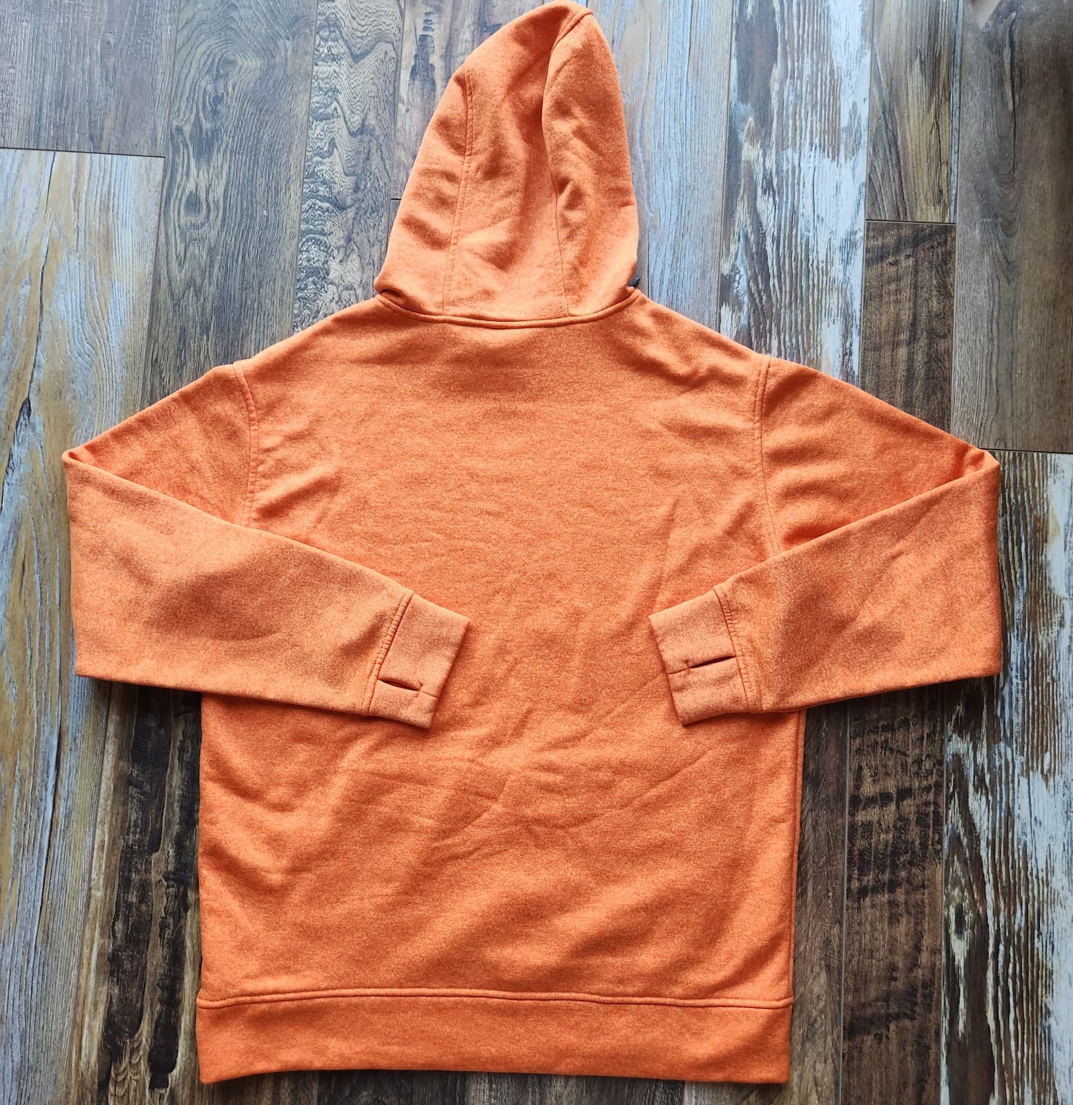 Burton Oak Pullover Hoodie Sweatshirt Fleece Lined Pocket Orangeade Men's M - Thumbnail 4
