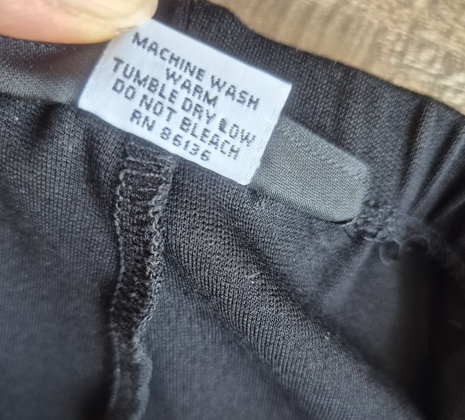 Bryn Walker Comfort Relaxed Modal-Knit Cropped Pants Elastic Waist Black Sz.M - Thumbnail 9