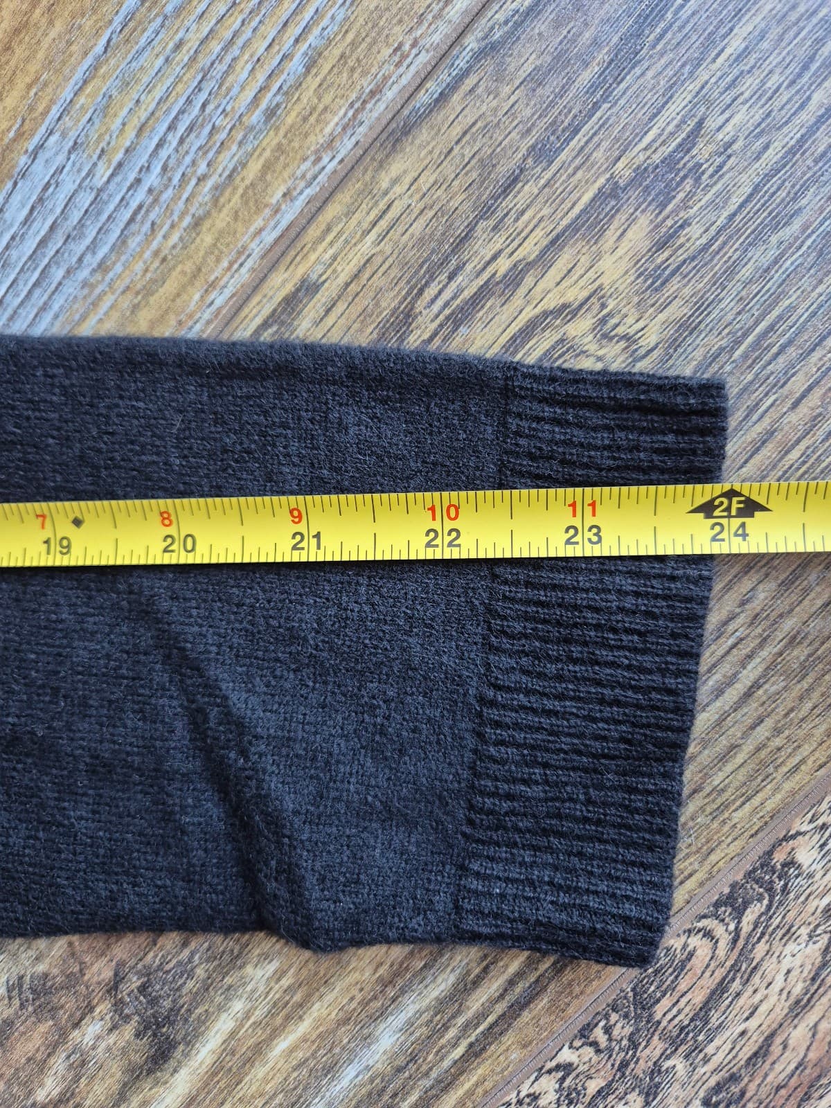 NEW Garnet Hill 100% 2-Ply Cashmere Crewneck Slim Cardigan Button Black Womens M - Thumbnail 12