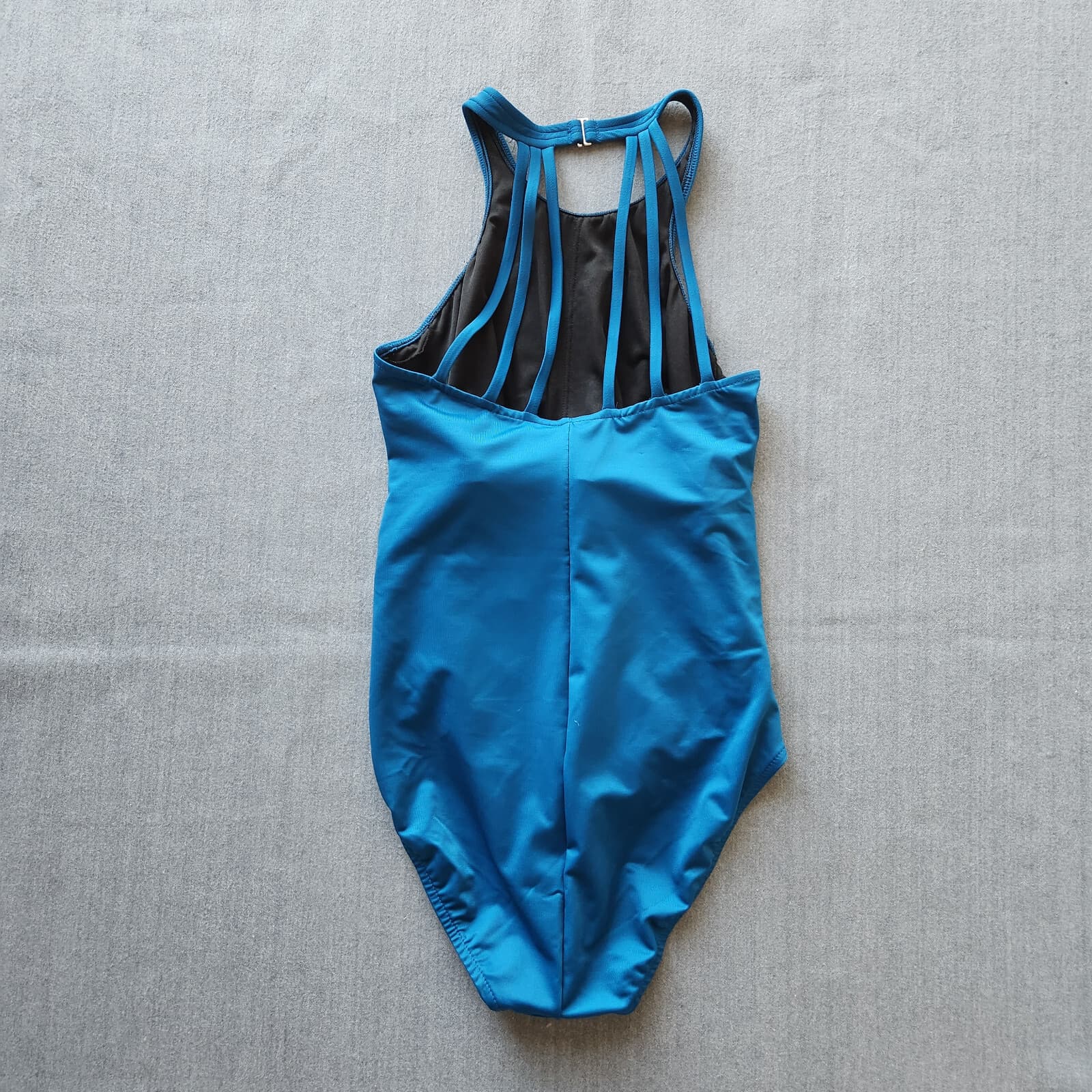 Magicsuit by Miraclesuit Danika Boa One Piece Swimsuit High Neck Blue UK14 US12 - Thumbnail 8