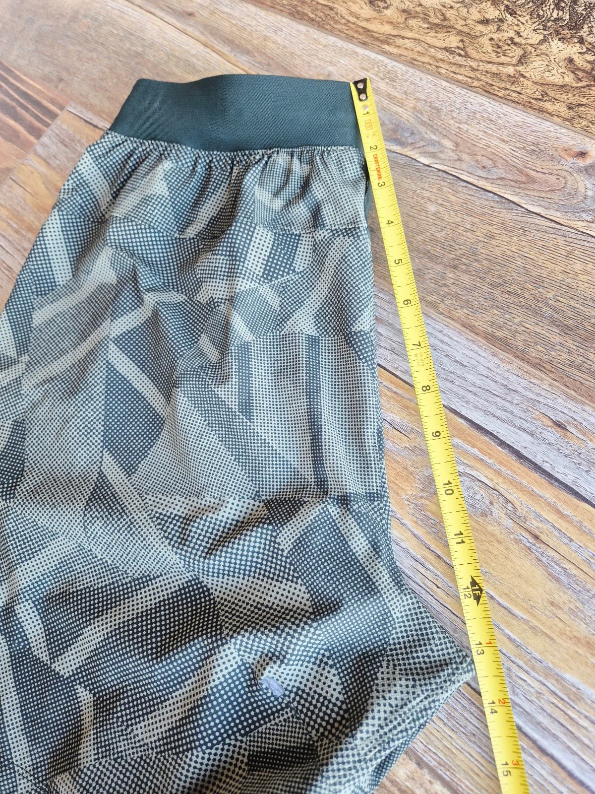 Lululemon License to Train Short 7" Linerless Fragmentize Green Twill Camo Men L - Thumbnail 21