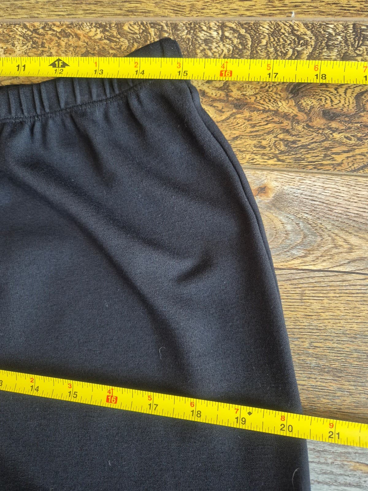 Bryn Walker Comfort Relaxed Modal-Knit Cropped Pants Elastic Waist Black Sz.M - Thumbnail 10
