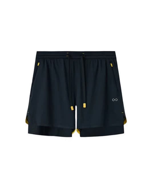 Centric Copper-Dura Limitless Lined Shorts Elastic Wasit Drawstring Black Mens L - Thumbnail 2