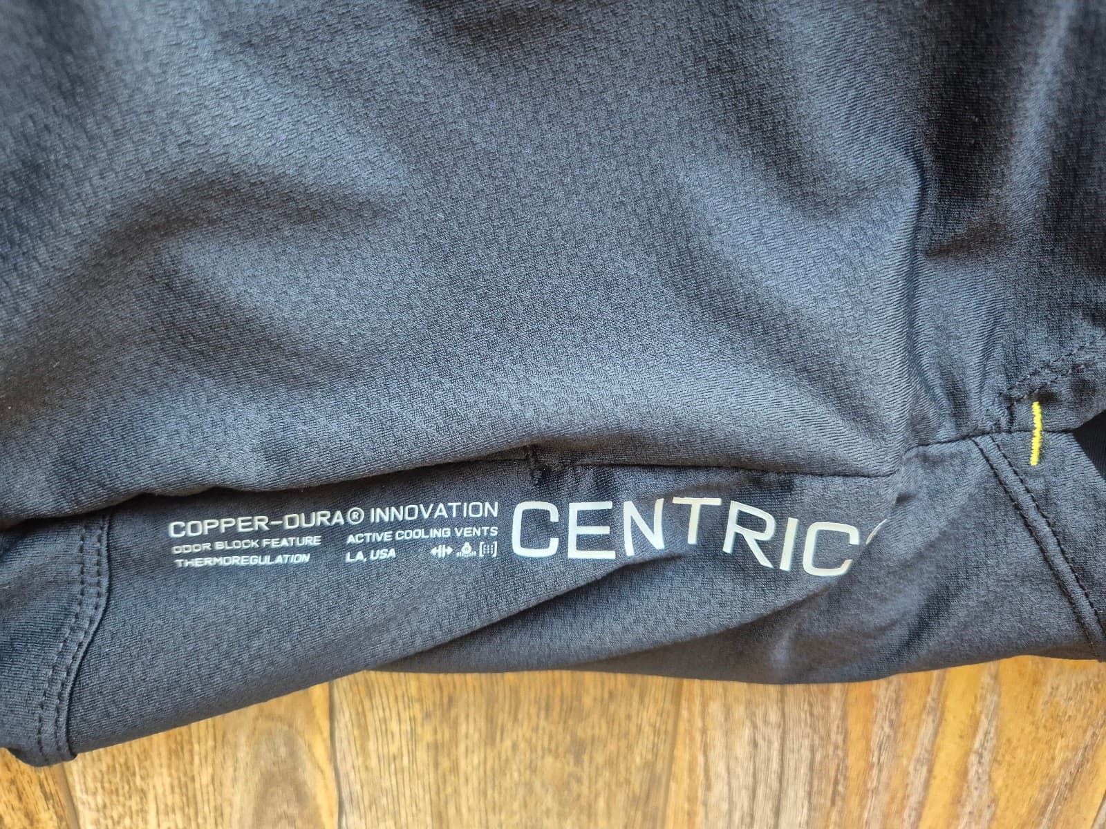 Centric Copper-Dura Limitless Lined Shorts Elastic Wasit Drawstring Black Mens L - Thumbnail 4