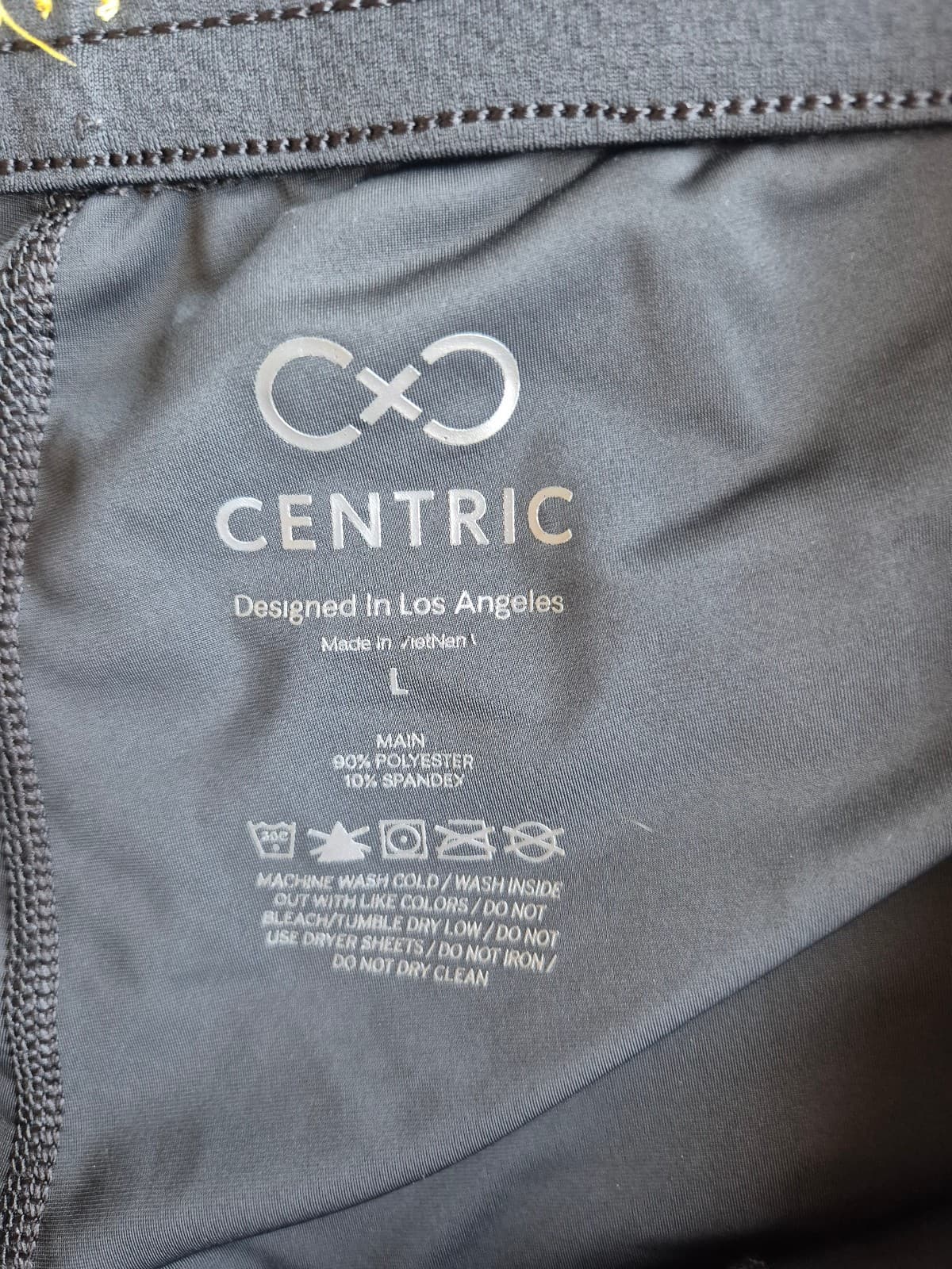 Centric Copper-Dura Limitless Lined Shorts Elastic Wasit Drawstring Black Mens L - Thumbnail 10