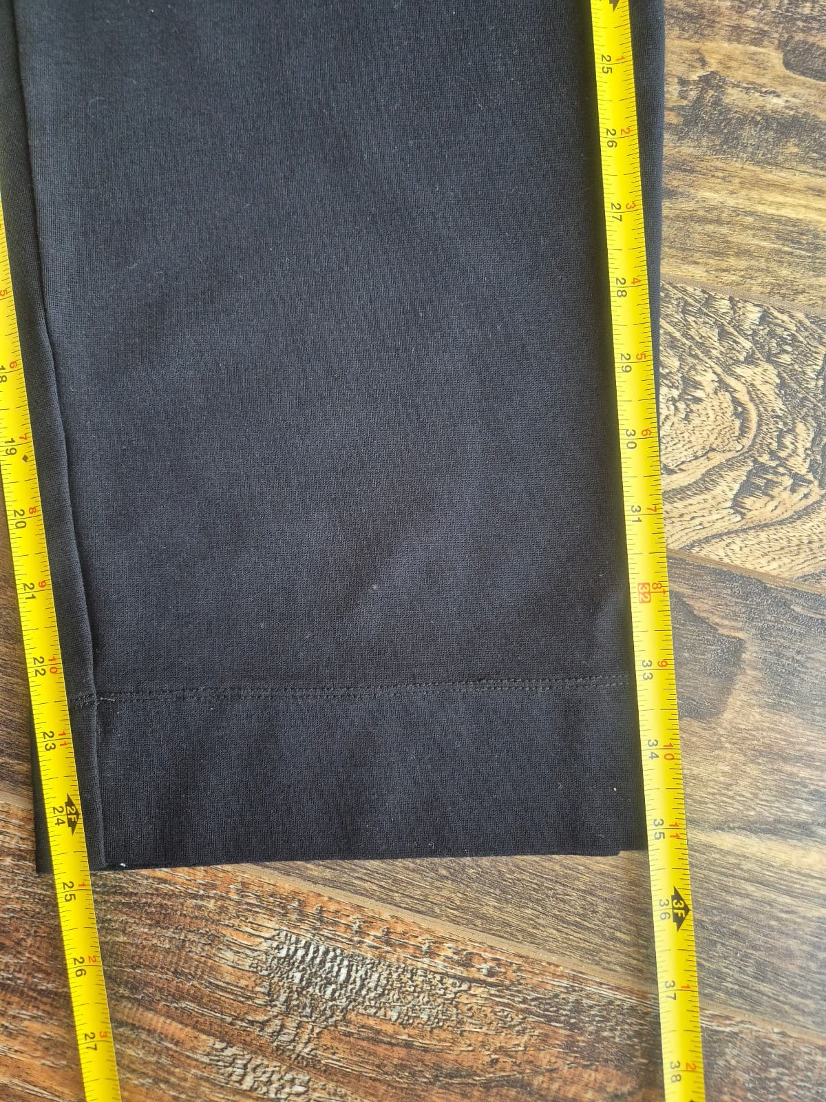 Bryn Walker Comfort Relaxed Modal-Knit Cropped Pants Elastic Waist Black Sz.M - Thumbnail 11