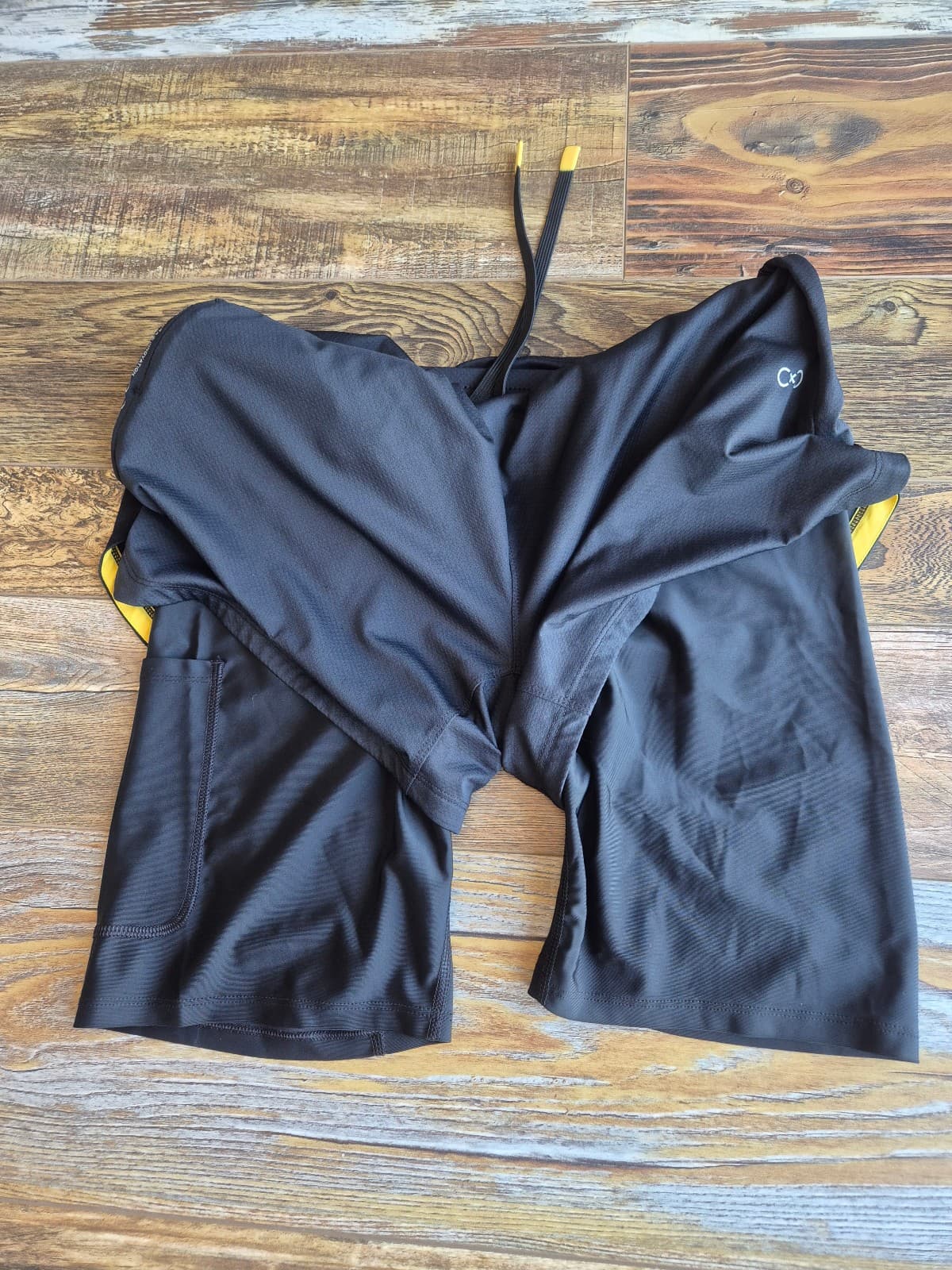 Centric Copper-Dura Limitless Lined Shorts Elastic Wasit Drawstring Black Mens L - Thumbnail 5