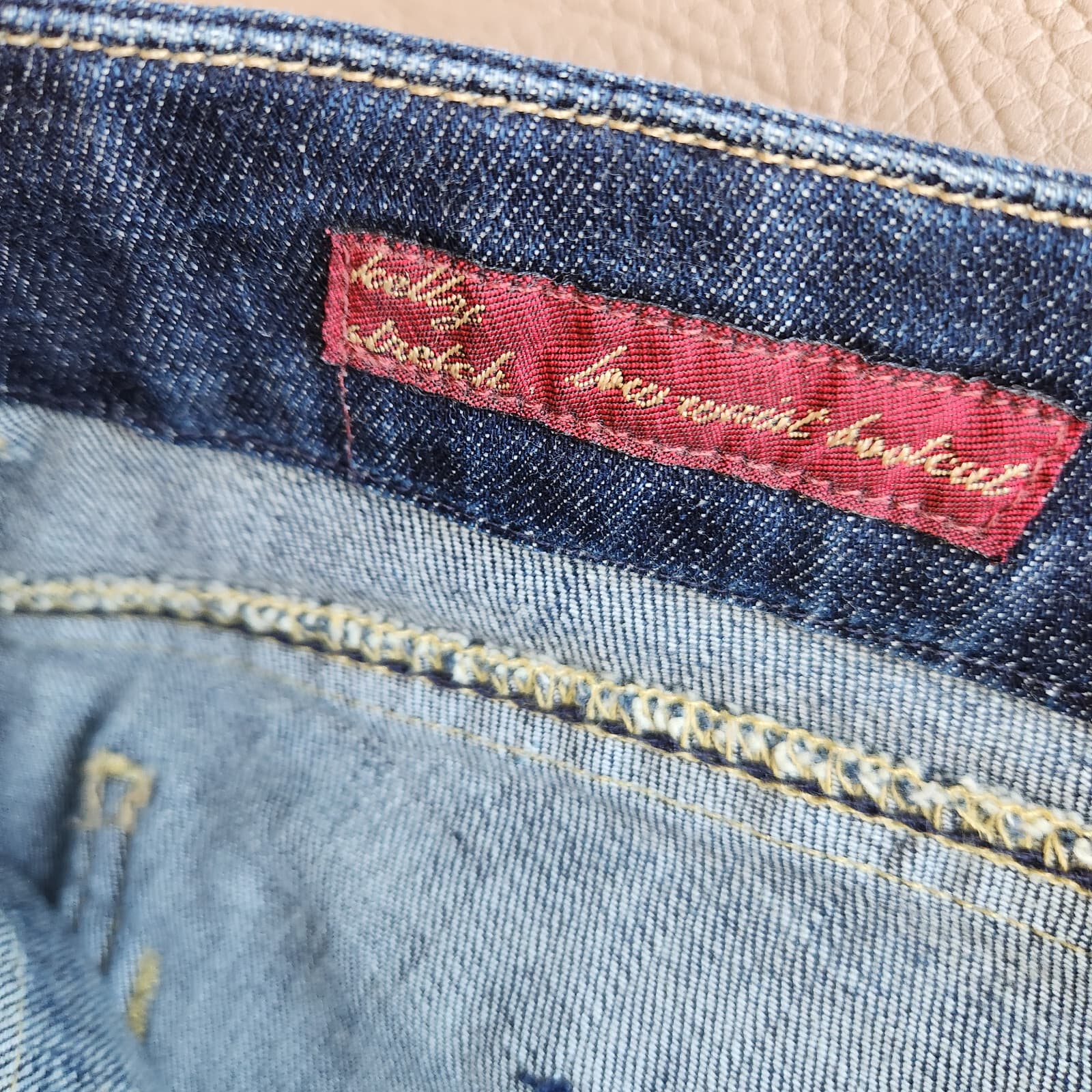 Citizens of Humanity Kelly Low Waist Bootcut Jeans Patch-Pocket Zip Blue Sz.31 - Thumbnail 8