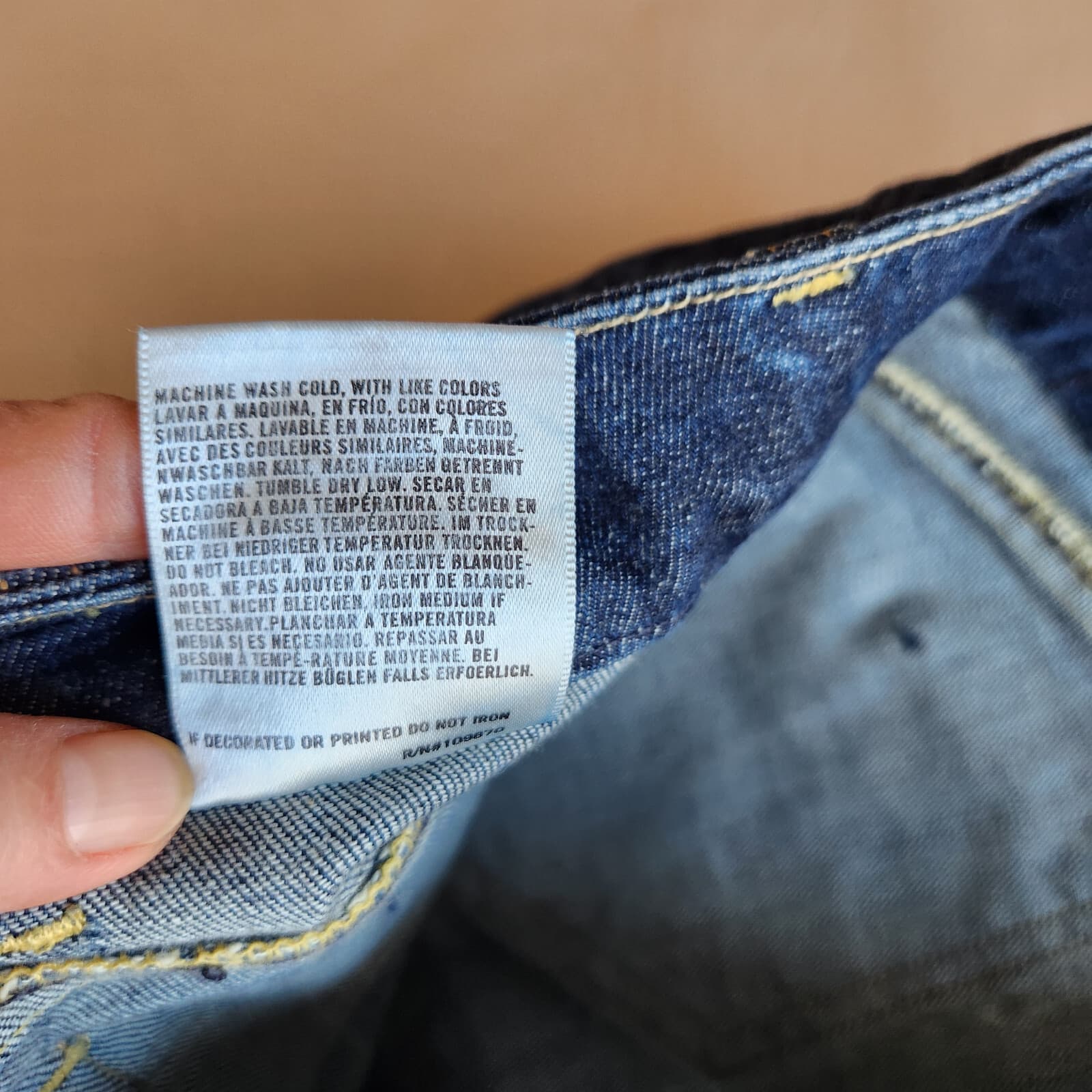 Citizens of Humanity Kelly Low Waist Bootcut Jeans Patch-Pocket Zip Blue Sz.31 - Thumbnail 11