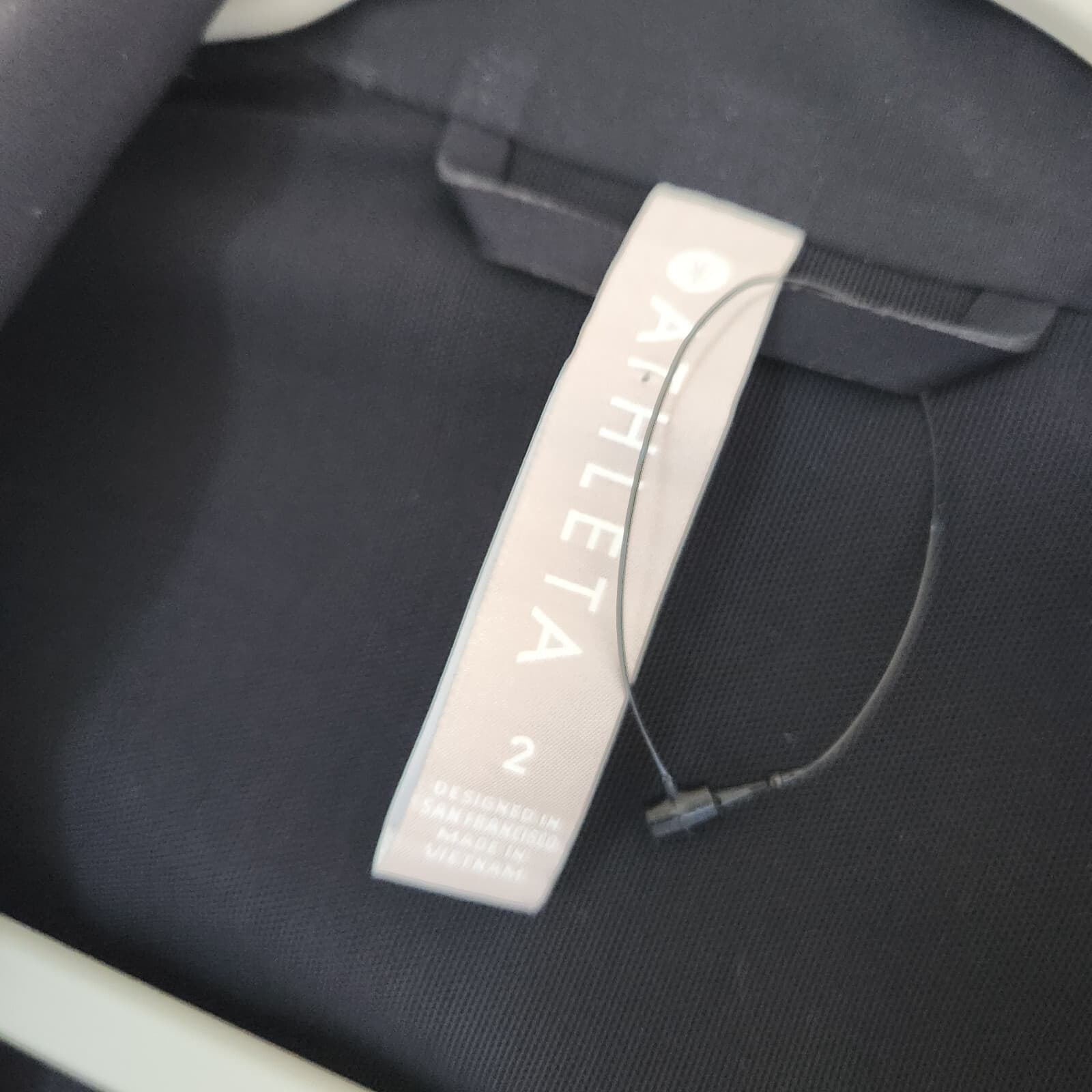 Athleta Interstellar Blazer Traval Career Stretch Snap Zip-Pocket Black Sz.2 - Thumbnail 12