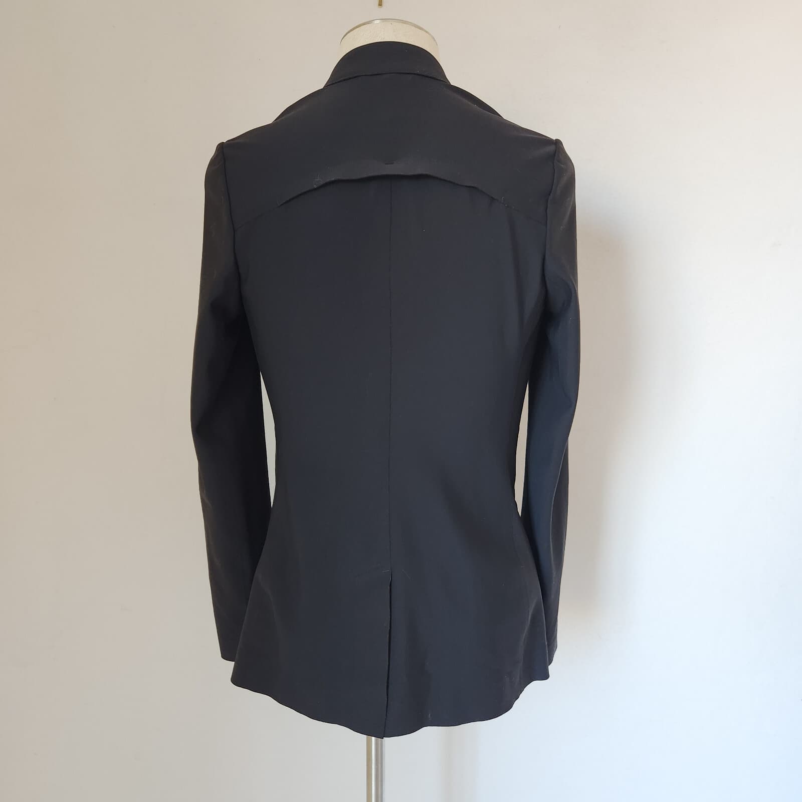 Athleta Interstellar Blazer Traval Career Stretch Snap Zip-Pocket Black Sz.2 - Thumbnail 8
