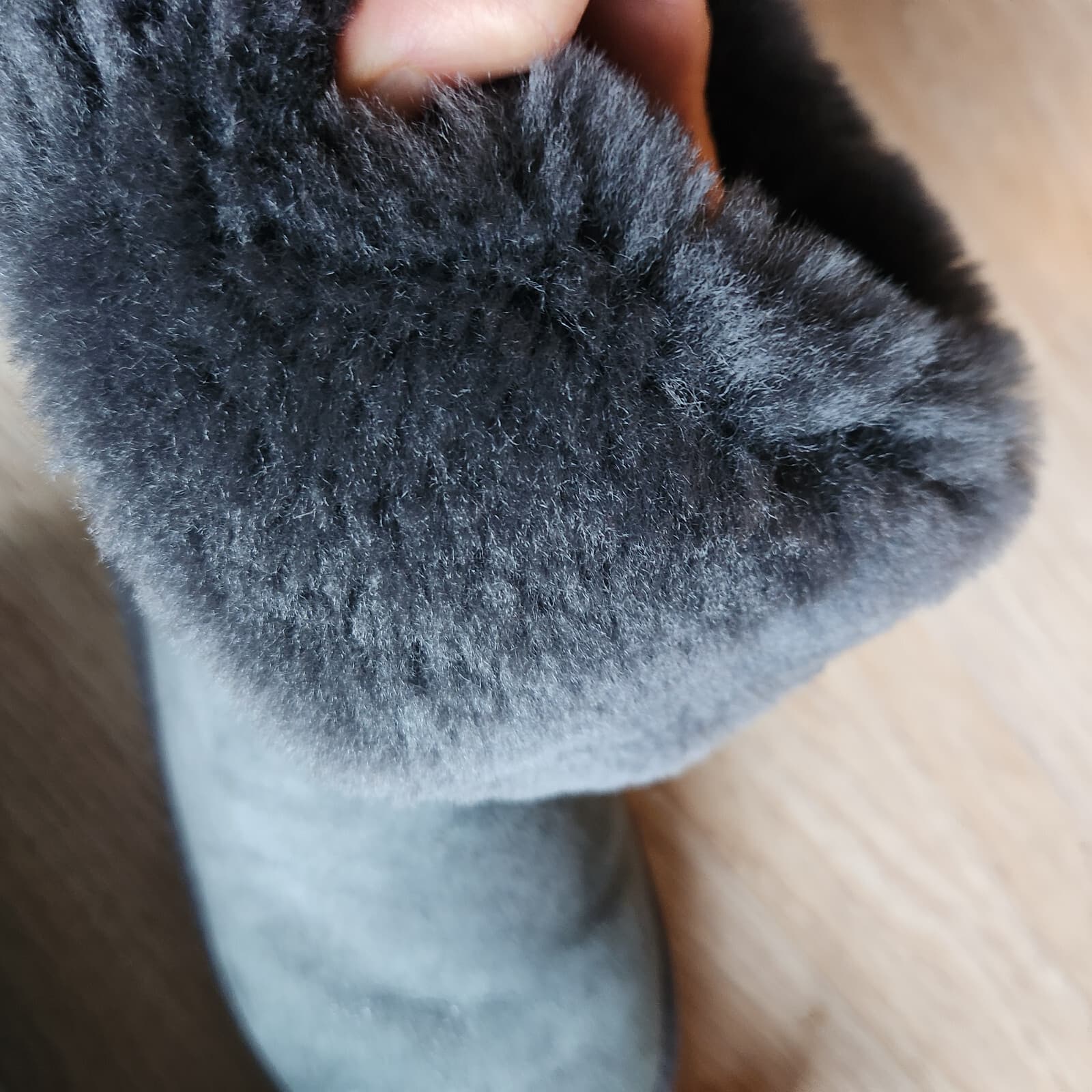 Australia Luxe Collective Sheepskin Suede Cosy Short Winter Boots Grey Women US8 - Thumbnail 12