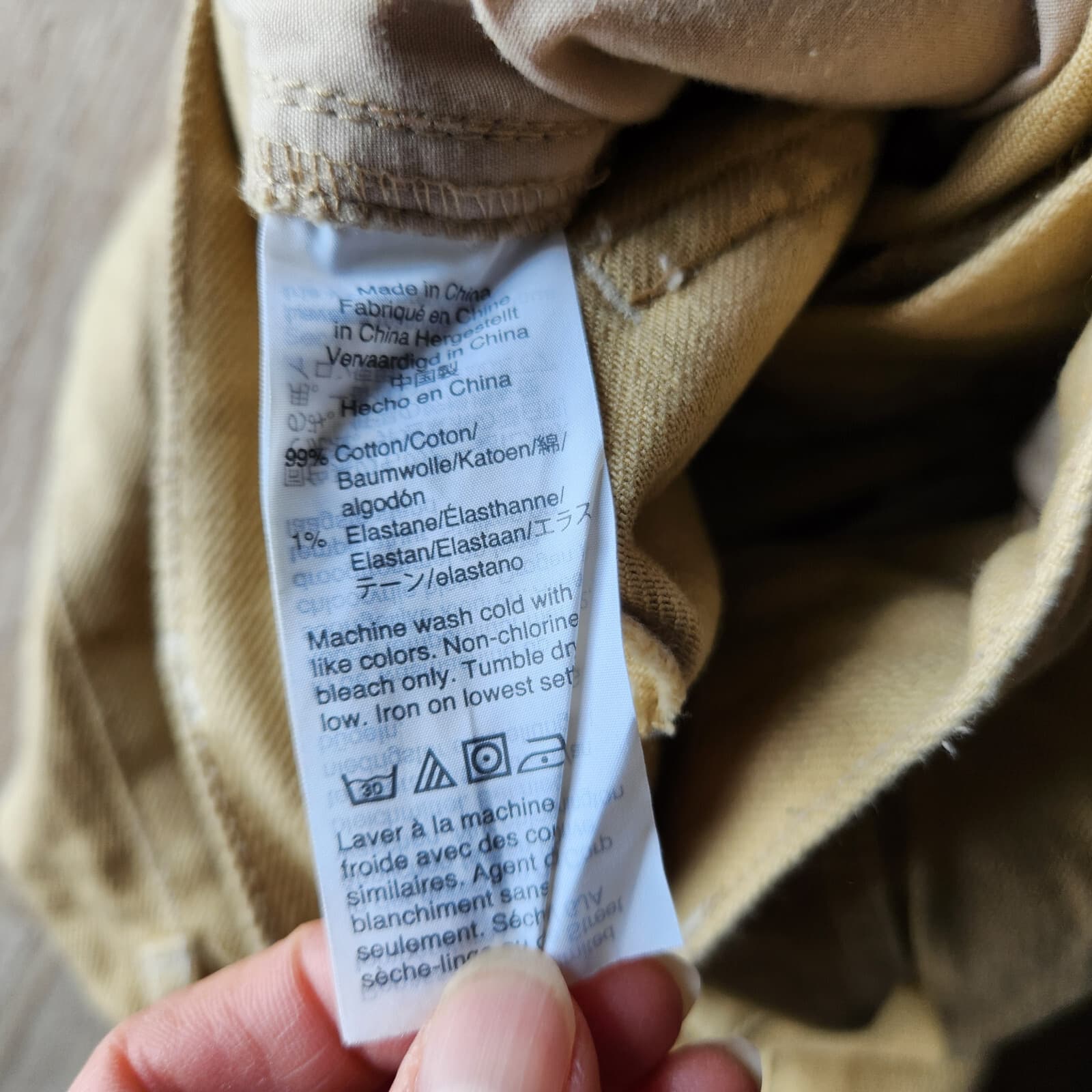 Madewell Tapered High Waist Croppe Pants Pocket Cotton Blend Desert Dune Sz.27 - Thumbnail 10