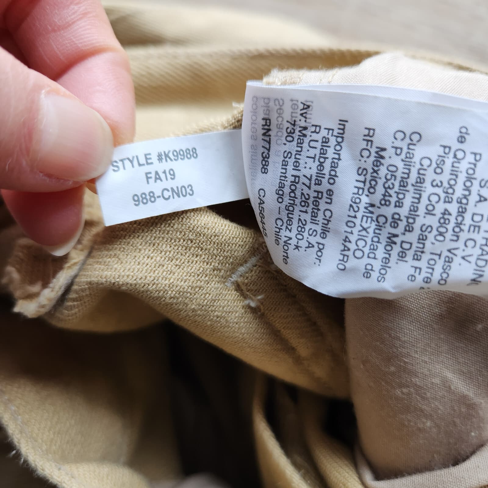 Madewell Tapered High Waist Croppe Pants Pocket Cotton Blend Desert Dune Sz.27 - Thumbnail 11