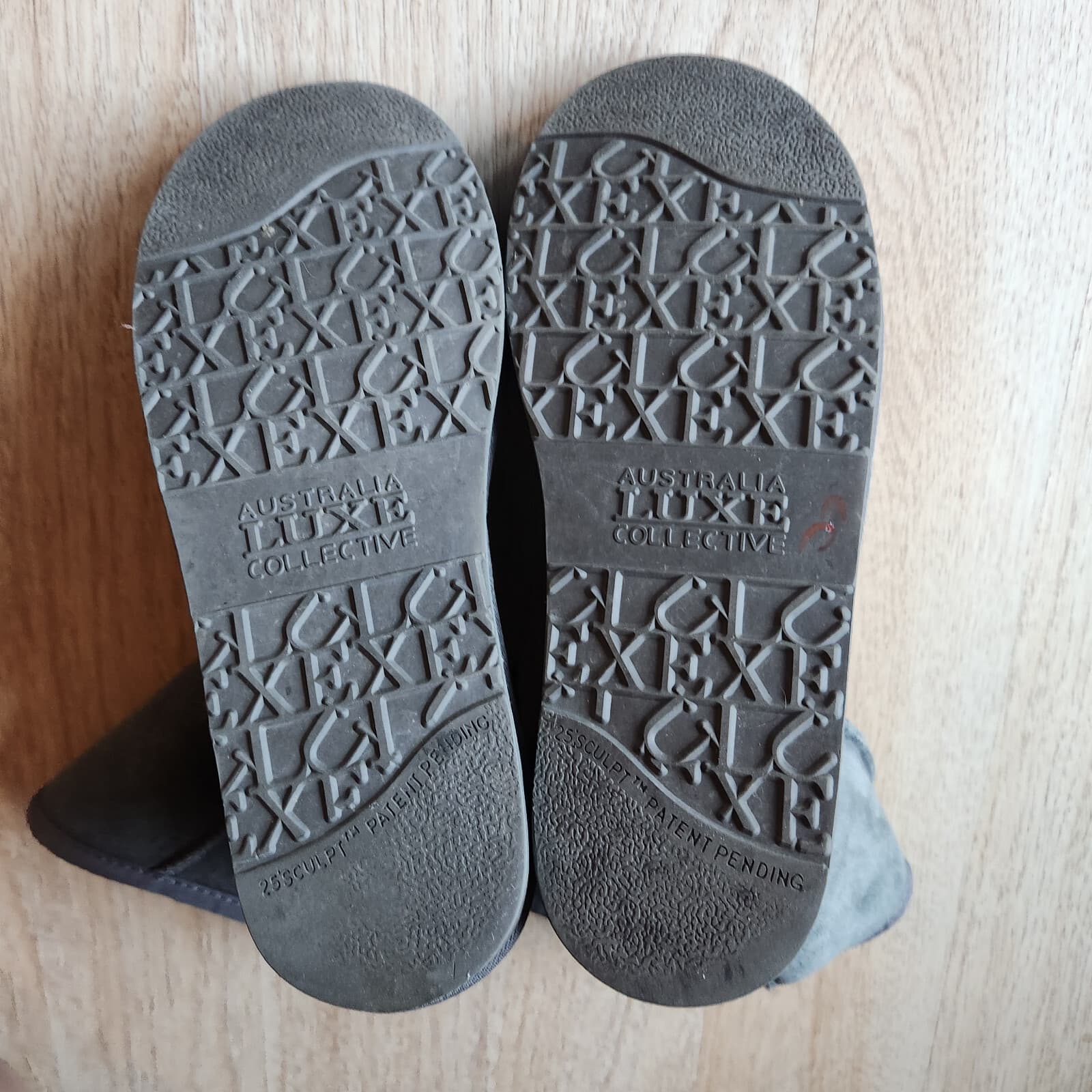 Australia Luxe Collective Sheepskin Suede Cosy Short Winter Boots Grey Women US8 - Thumbnail 7