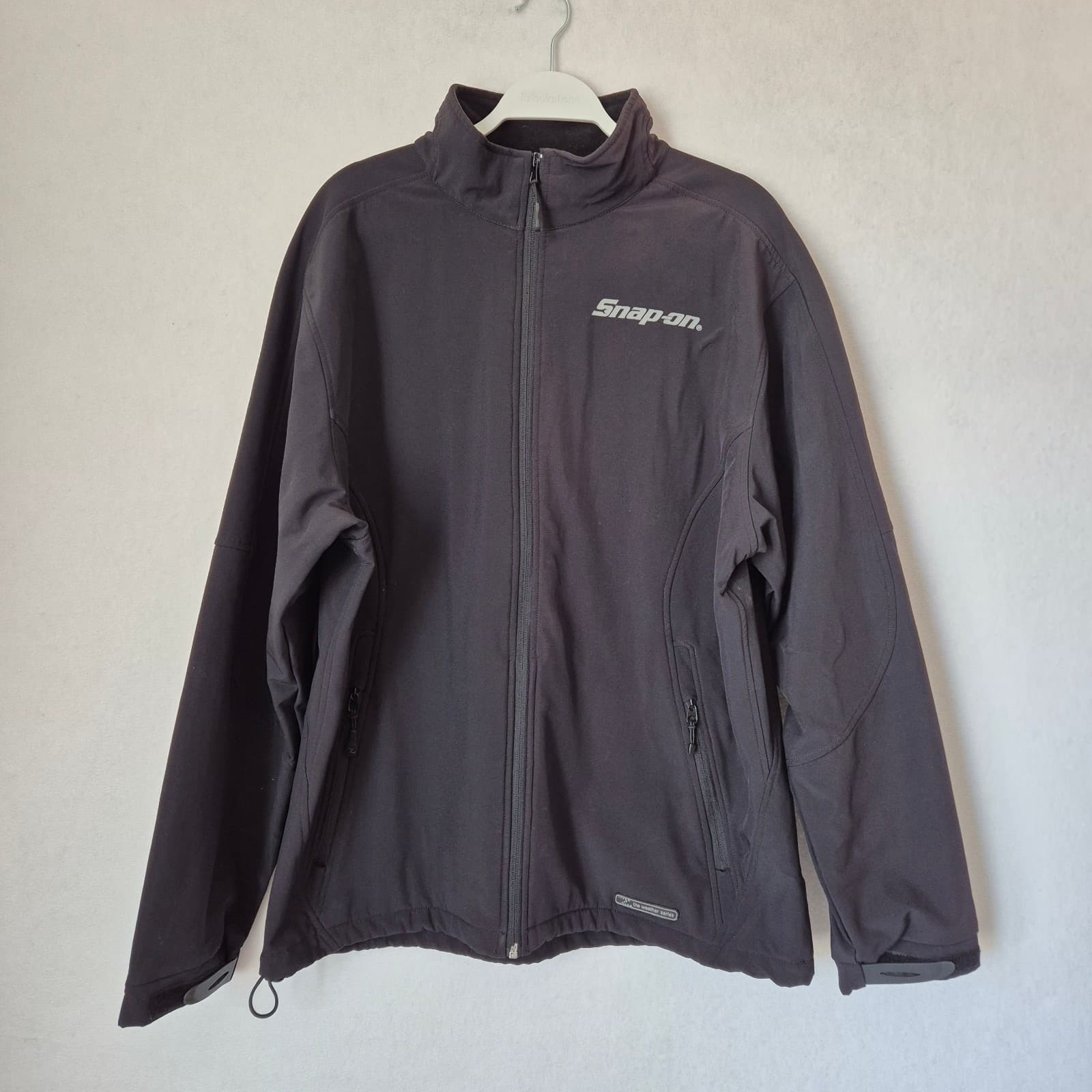 Snap-On by Zorrel Weather Serie Soft Shell Fleece Lined Jacket Black Men's XL - Thumbnail 2