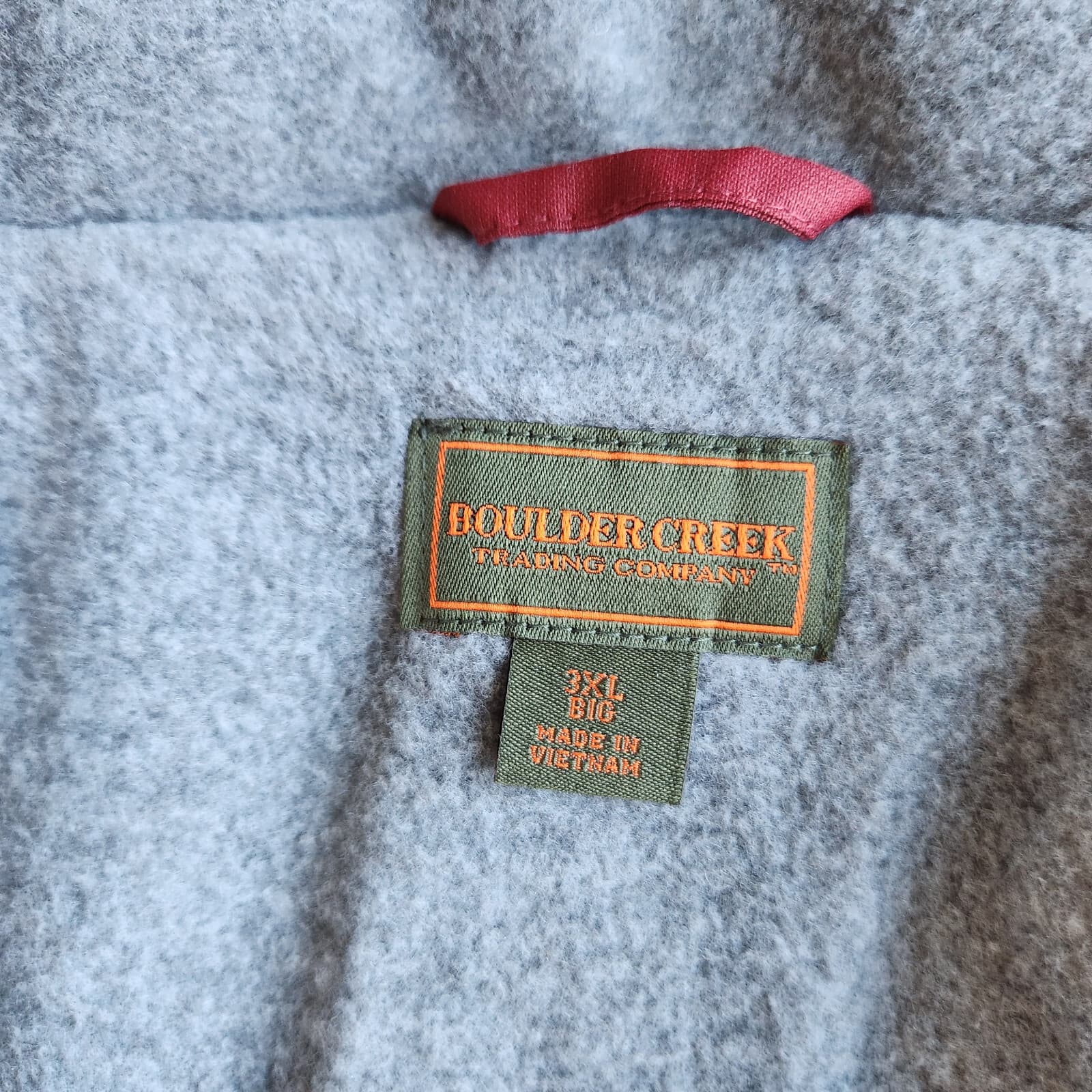 NWT Boulder Creek $208 Fleece Lined Removable Hood Parka Jacket Red Mens 3XL Big - Thumbnail 10