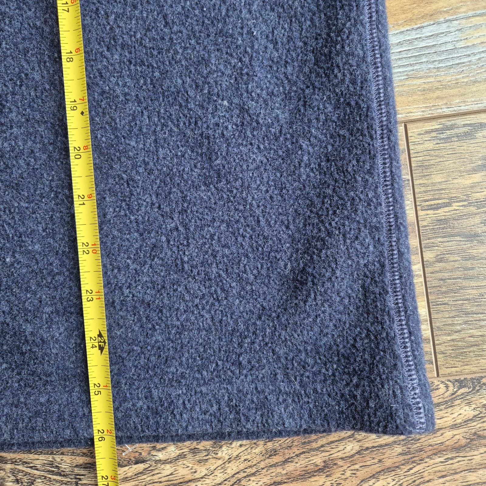 Vintage Eastern Mountain Sports Wool Blend Fleece 1/4 Zip Sweater Blue Men's M - Thumbnail 11