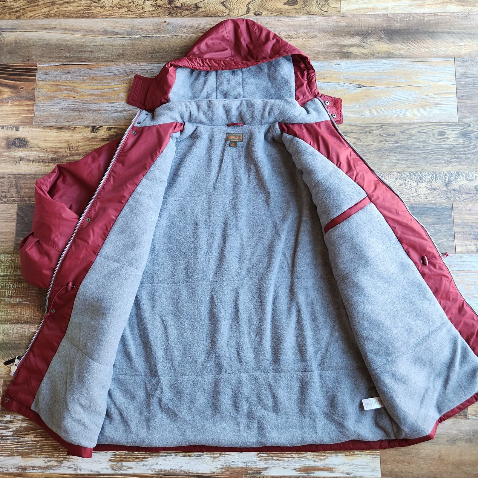 NWT Boulder Creek $208 Fleece Lined Removable Hood Parka Jacket Red Mens 3XL Big - Thumbnail 5