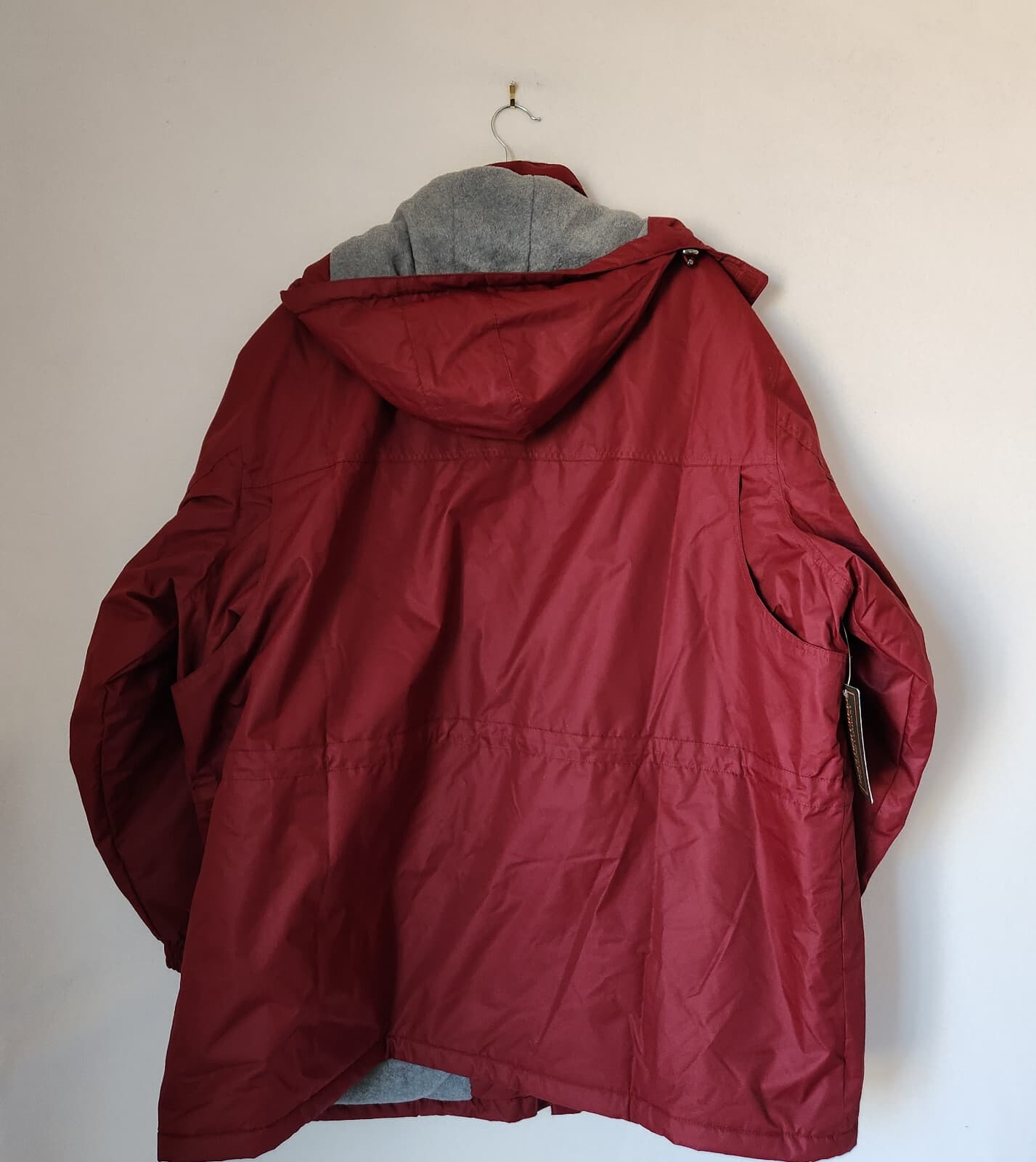 NWT Boulder Creek $208 Fleece Lined Removable Hood Parka Jacket Red Mens 3XL Big - Thumbnail 6