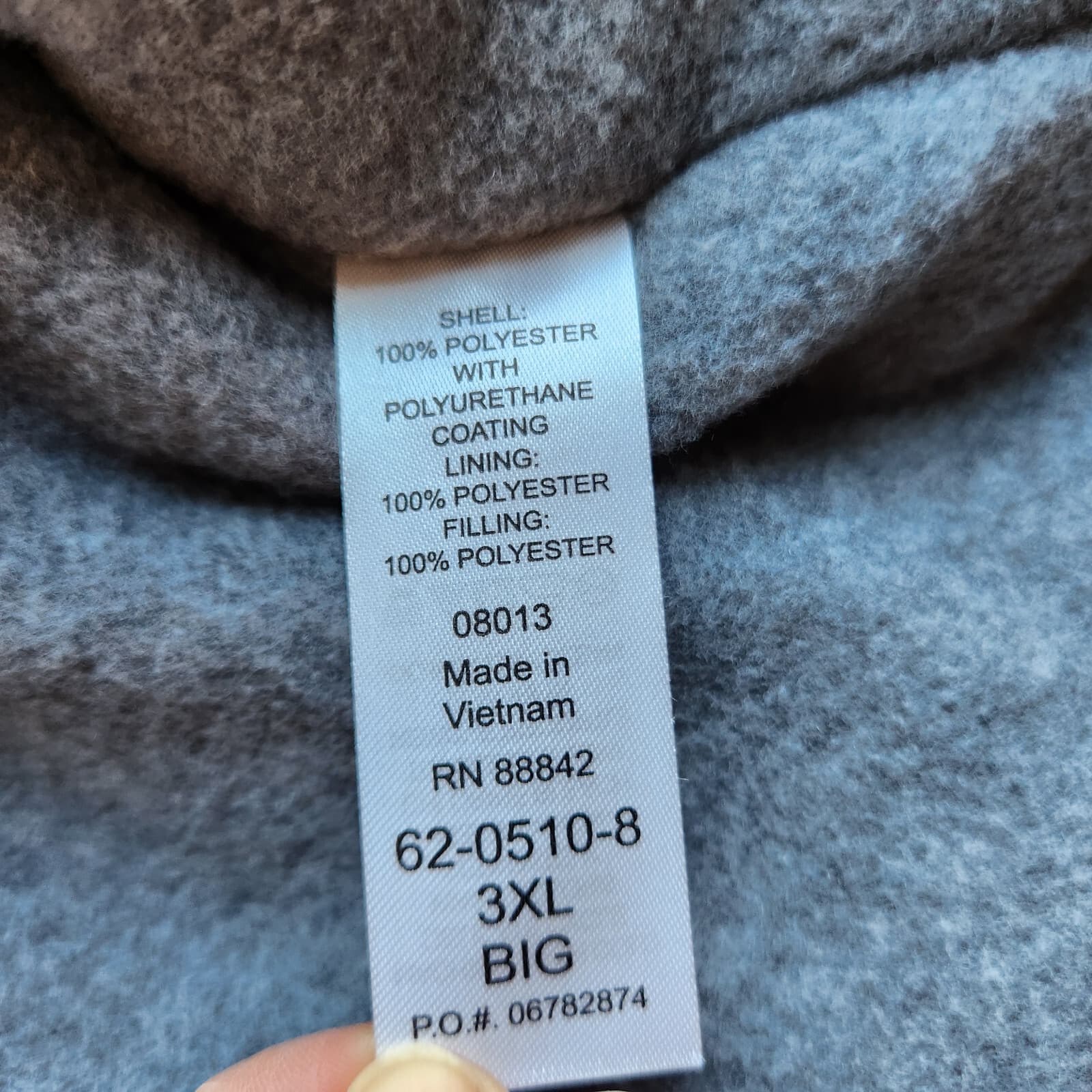 NWT Boulder Creek $208 Fleece Lined Removable Hood Parka Jacket Red Mens 3XL Big - Thumbnail 11