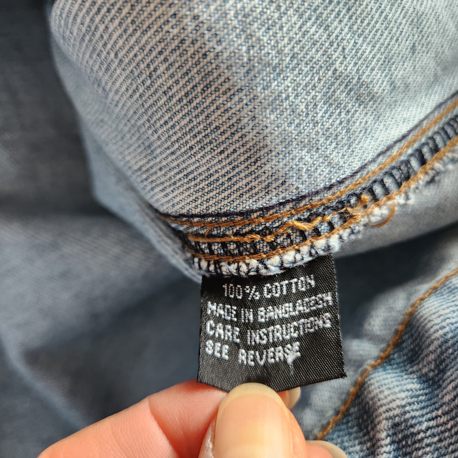Vintage Cobra Greer Lodge 373 The Road To Nowhere Trucker Biker Jean Jacket Sz.X - Thumbnail 8