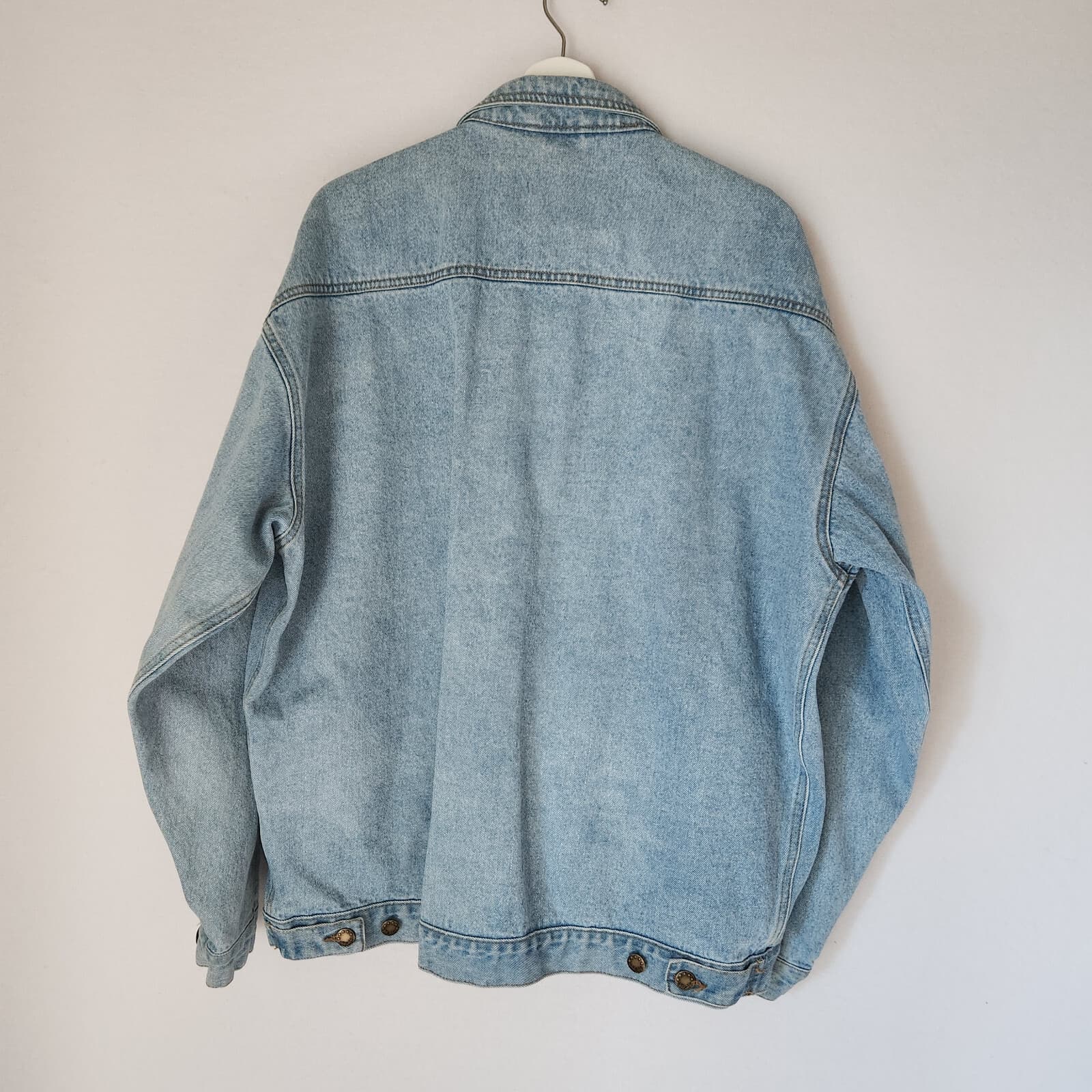 Vintage Cobra Greer Lodge 373 The Road To Nowhere Trucker Biker Jean Jacket Sz.X - Thumbnail 5