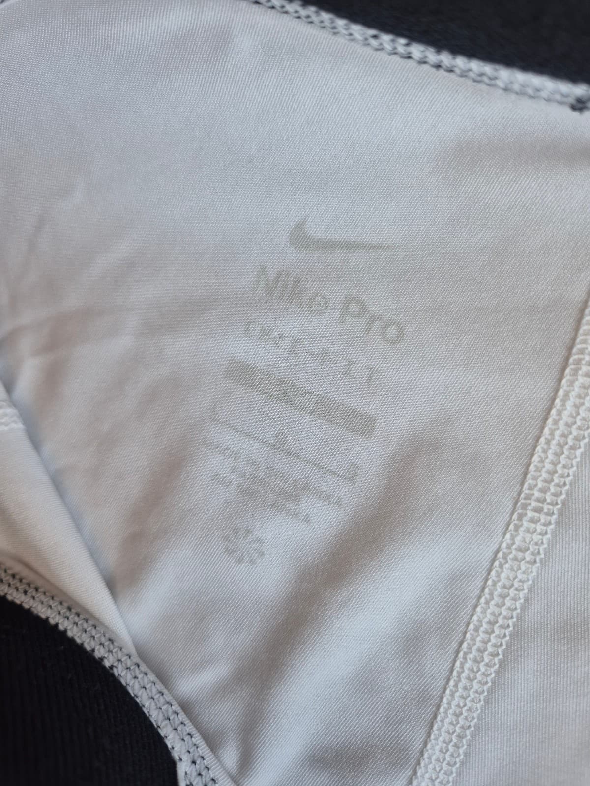 Nike Pro Dri Fit Compression 3/4 Training Tights Side Pocket White Men's L - Thumbnail 12
