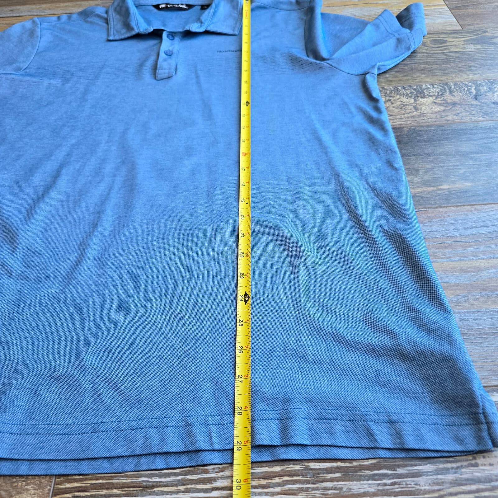 Travis Mathew Island Traveler Polo Shirt Short Sleeve Pima Cotton Blue Men's XL - Thumbnail 11
