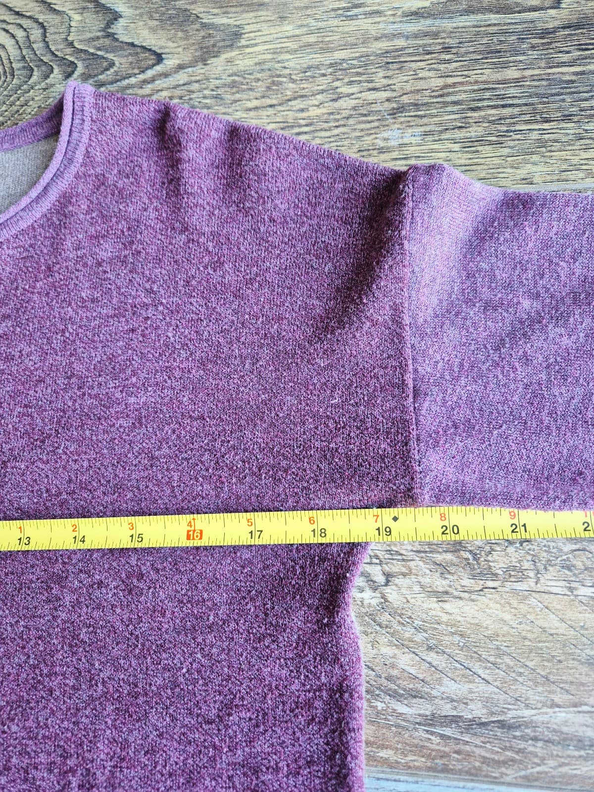 Smartwool Women's S Shadow Pine Wool Blend Sweater Crewneck Purple Colorblock - Thumbnail 10