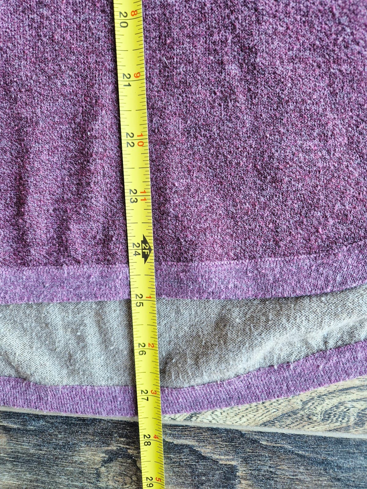 Smartwool Women's S Shadow Pine Wool Blend Sweater Crewneck Purple Colorblock - Thumbnail 11