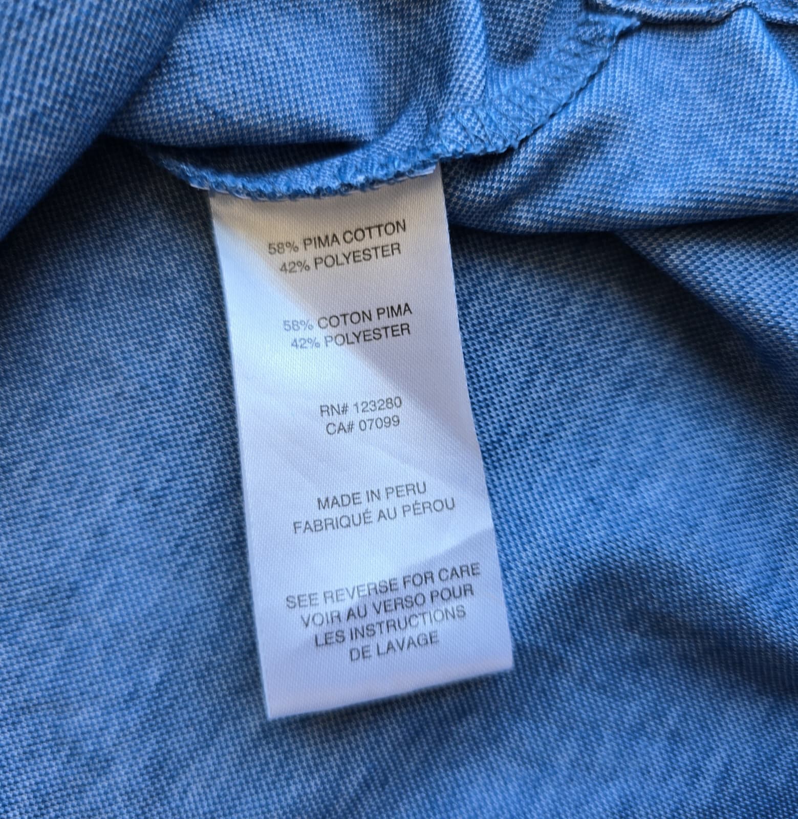 Travis Mathew Island Traveler Polo Shirt Short Sleeve Pima Cotton Blue Men's XL - Thumbnail 8