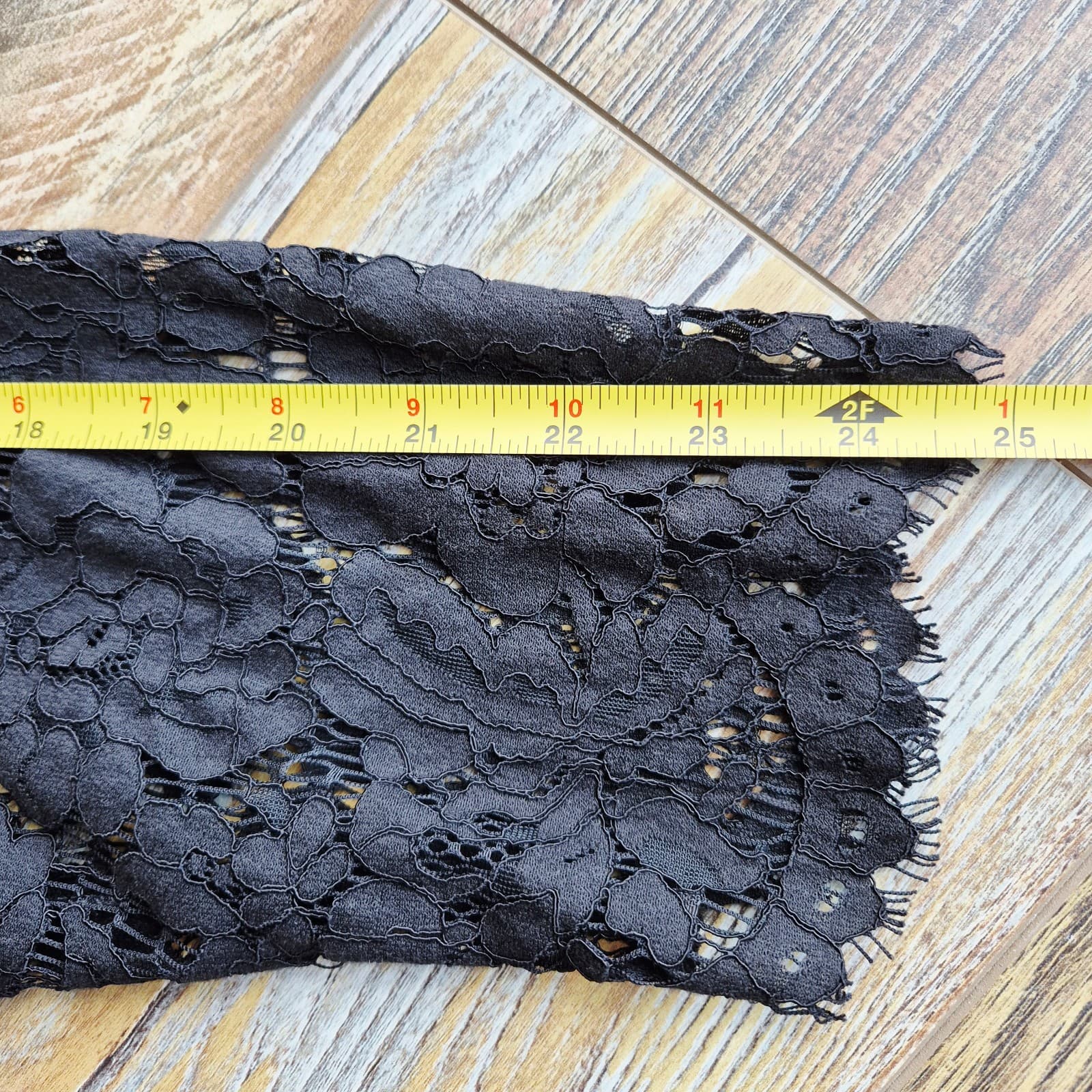 TORRID Sheer Lace Blazer Shawl Collar Open Front Body Lined Black Women's 2 (2X) - Thumbnail 15