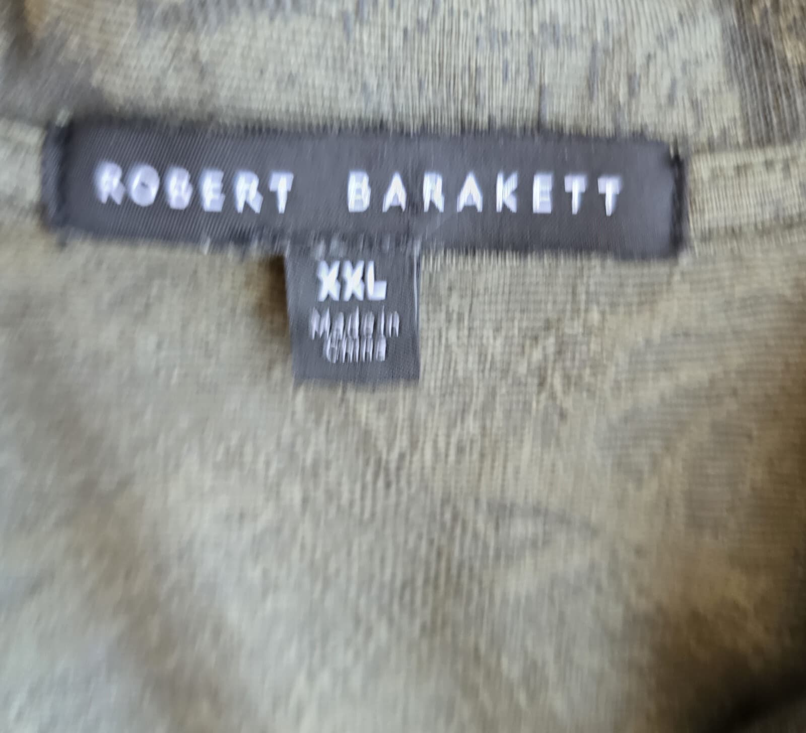 Robert Barakett Troy Open Collar Jacquard Polo Shirt Short Sleeve Green Mens XXL - Thumbnail 6