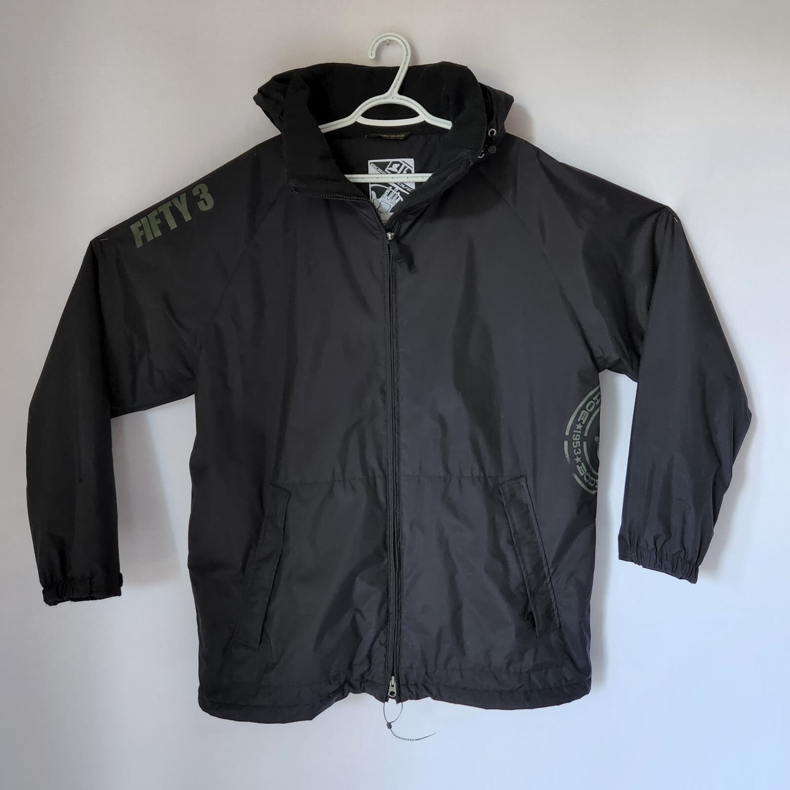 Body Glove Fifty 3 Ski Surf Hooded Jacket Insulated Waterproof Zip Black Men XL - Thumbnail 2
