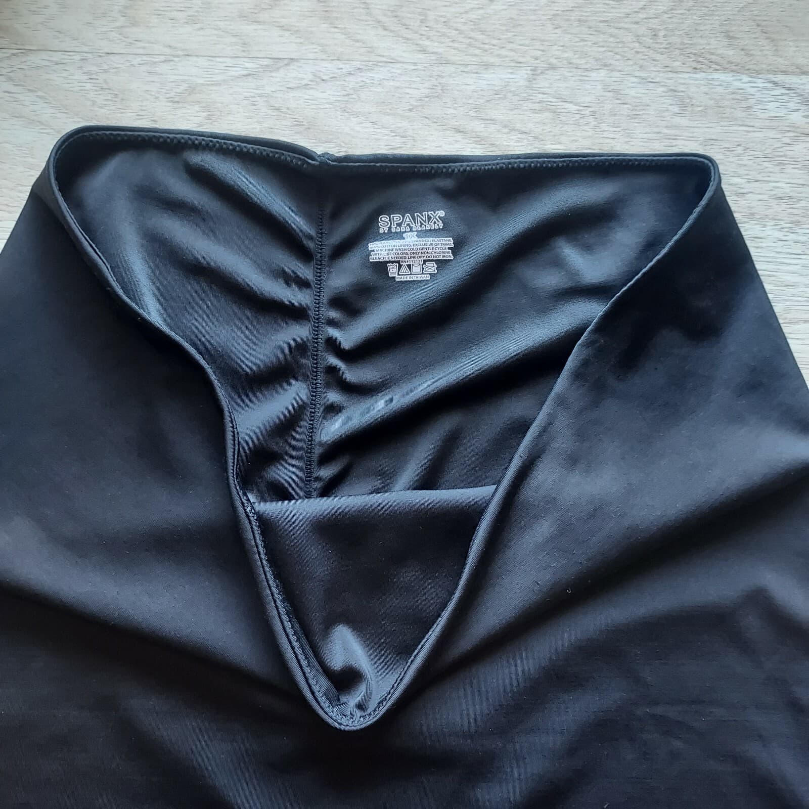 SPANX High Power Tummy Control Shorts High Waist Seamless Black Women 1X - Thumbnail 5