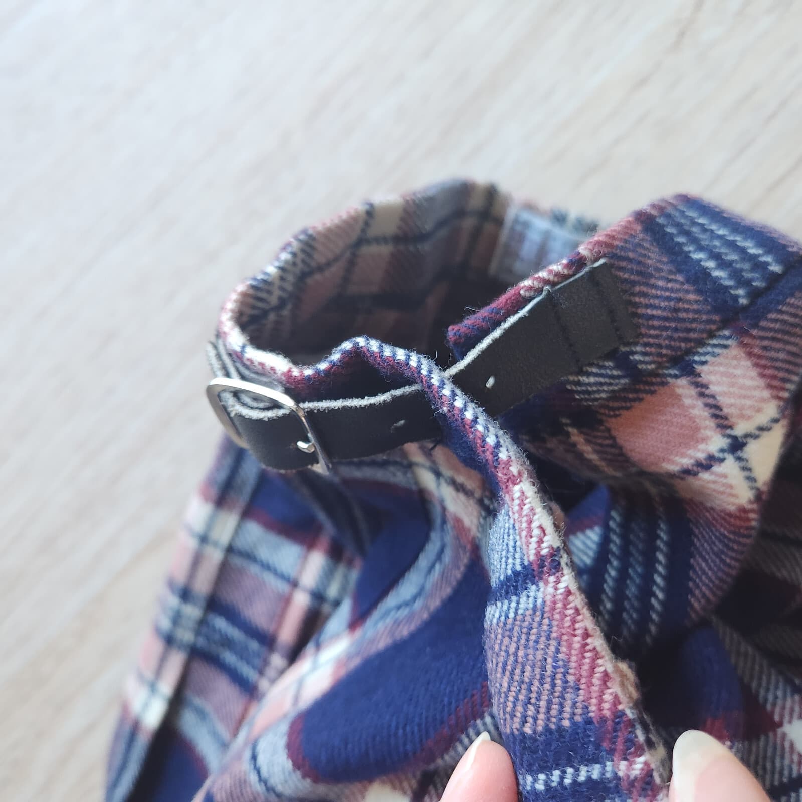 Vintage Pitlochry Knitwear Scotland 100% Wool Wrap Skirt Plaid Multicolor Sz.14 - Thumbnail 9