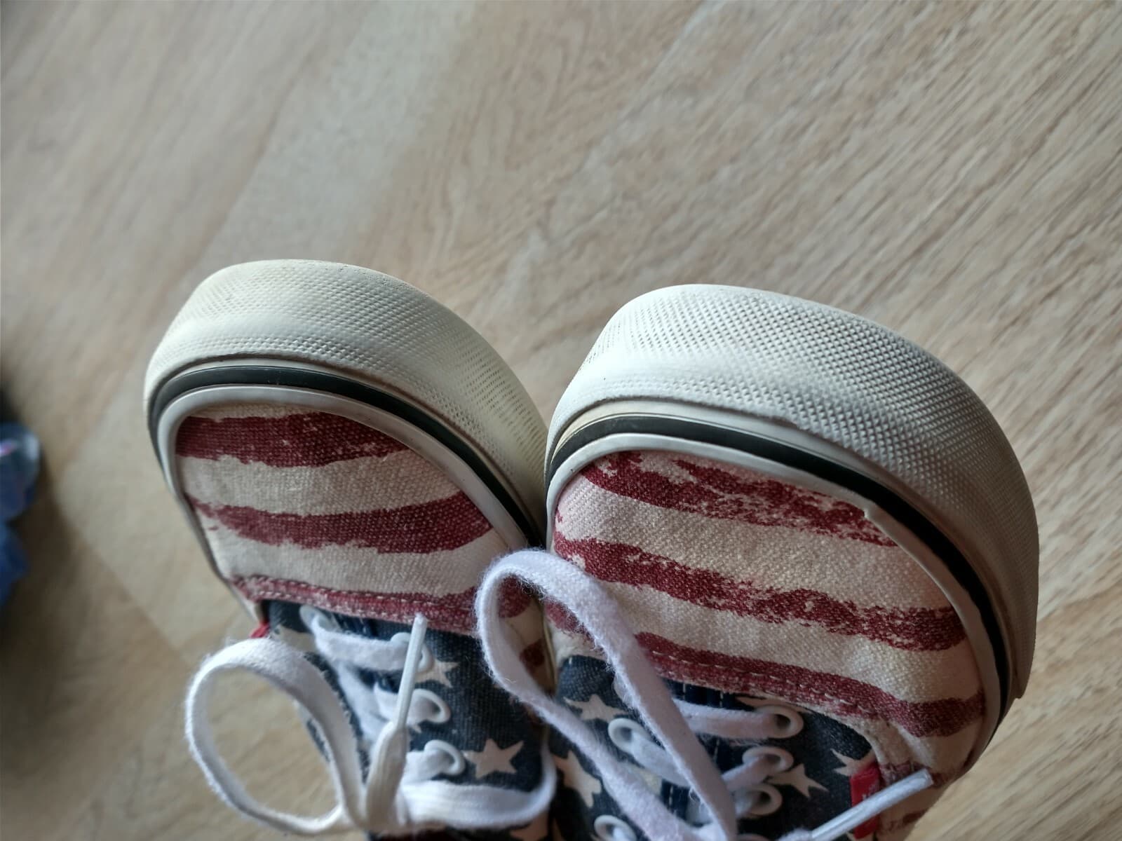 Vans Authentic Americana US Flag Unisex Canvas Shoes Sneakers Lace Sz.US M4 W5.5 - Thumbnail 7