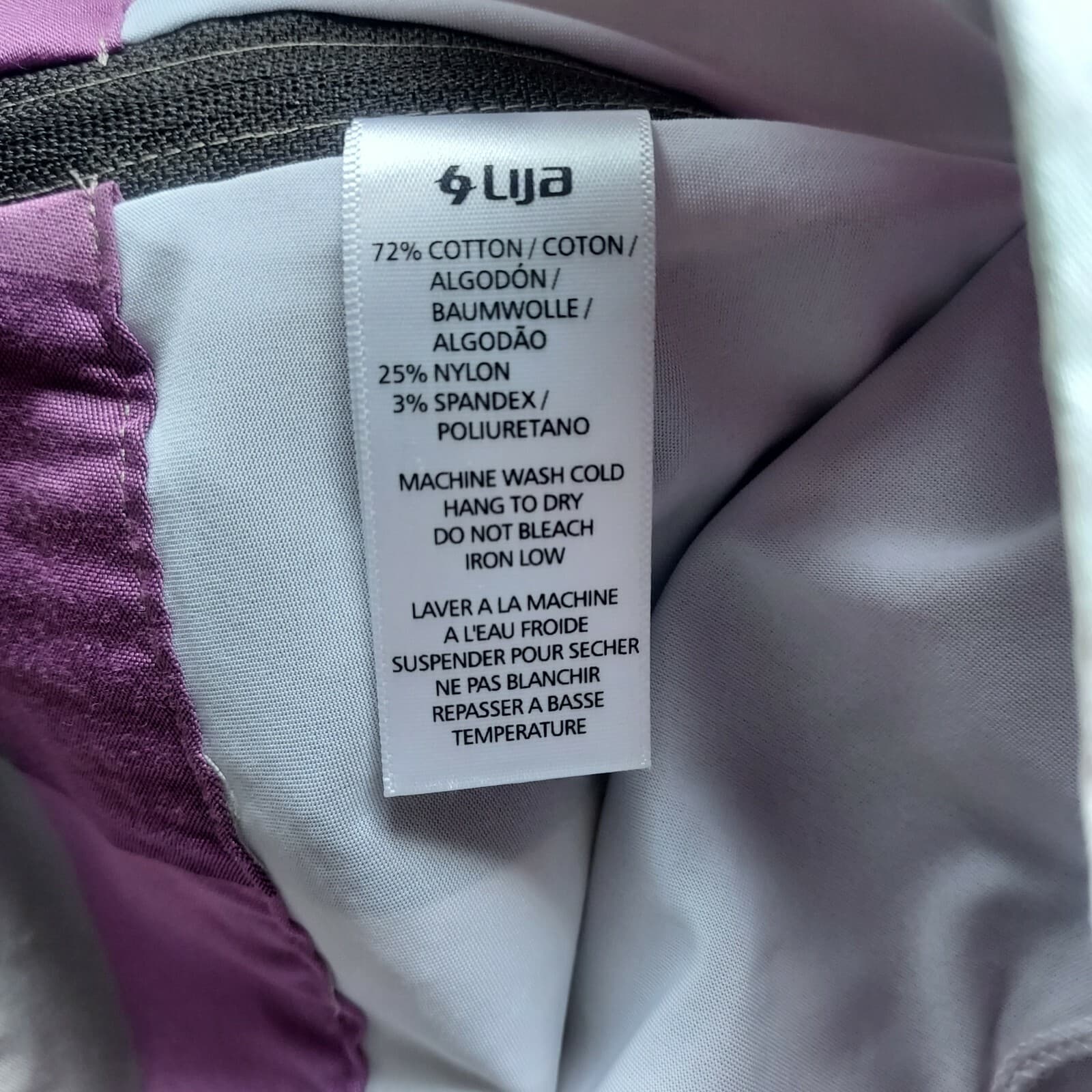 NWT Lija Cubism Plaid Activewear Golf Skort Zip Multicolor Women Sz.8 $125 - Thumbnail 7