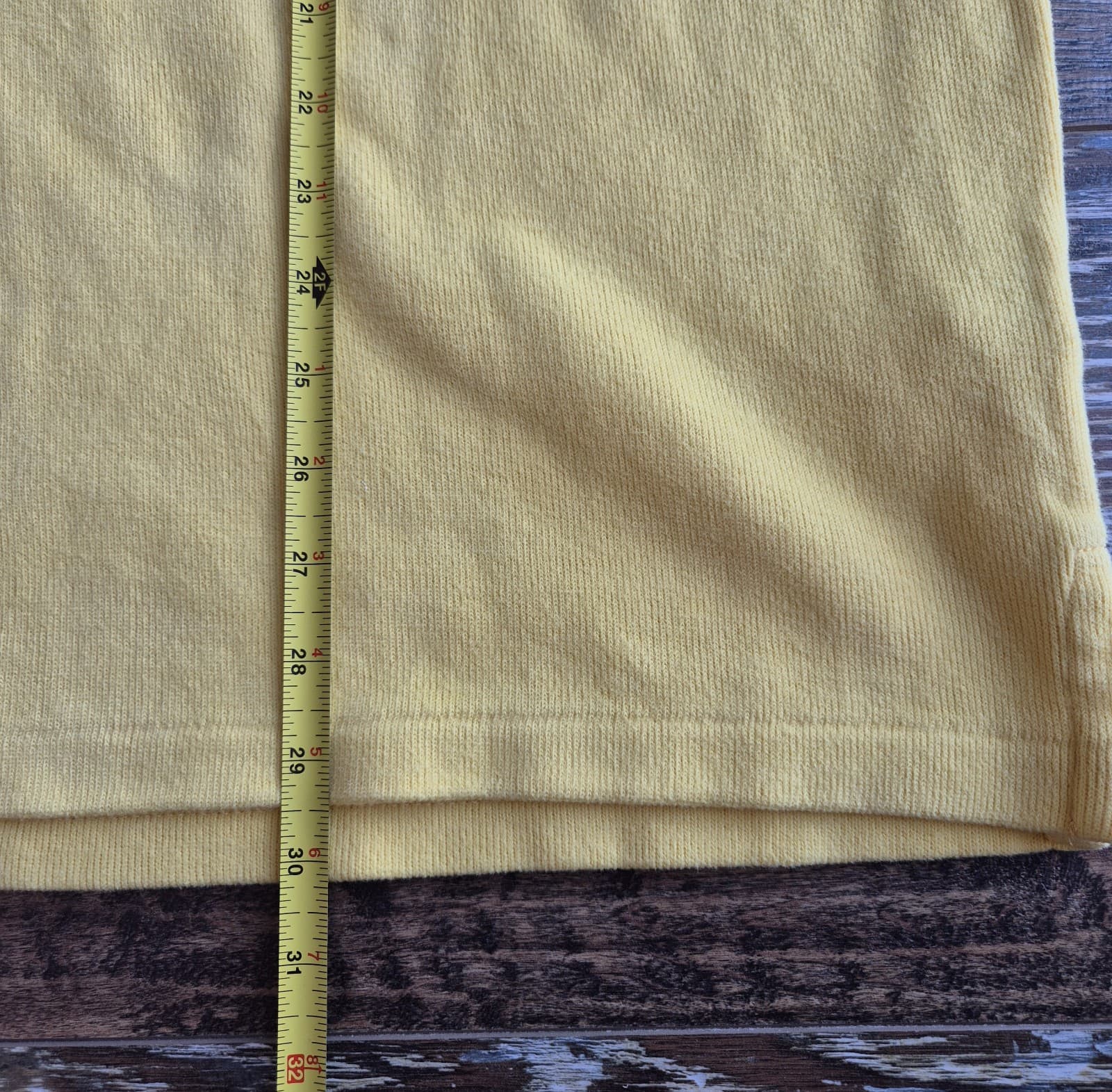 Vintage Polo by Ralph Lauren Pony Mens XL Cotton 1/4 Zip Pullover Sweater Yellow - Thumbnail 11