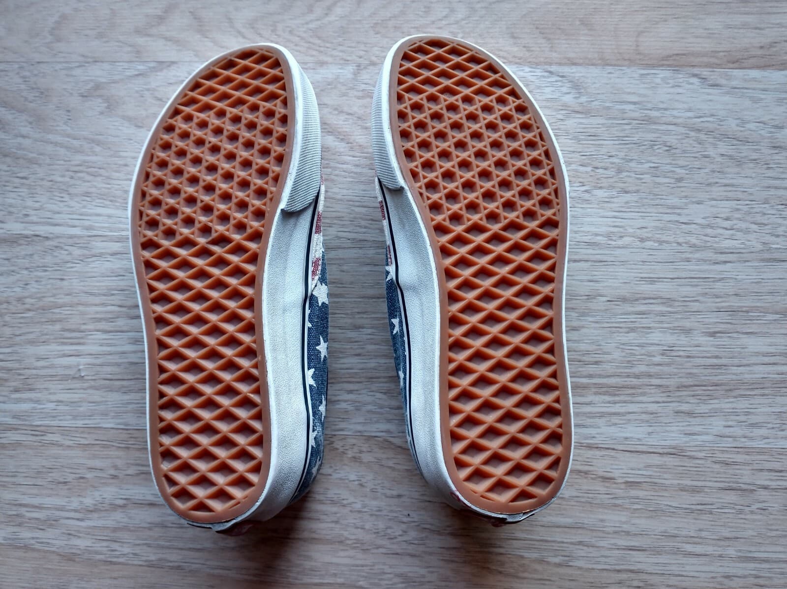 Vans Authentic Americana US Flag Unisex Canvas Shoes Sneakers Lace Sz.US M4 W5.5 - Thumbnail 9