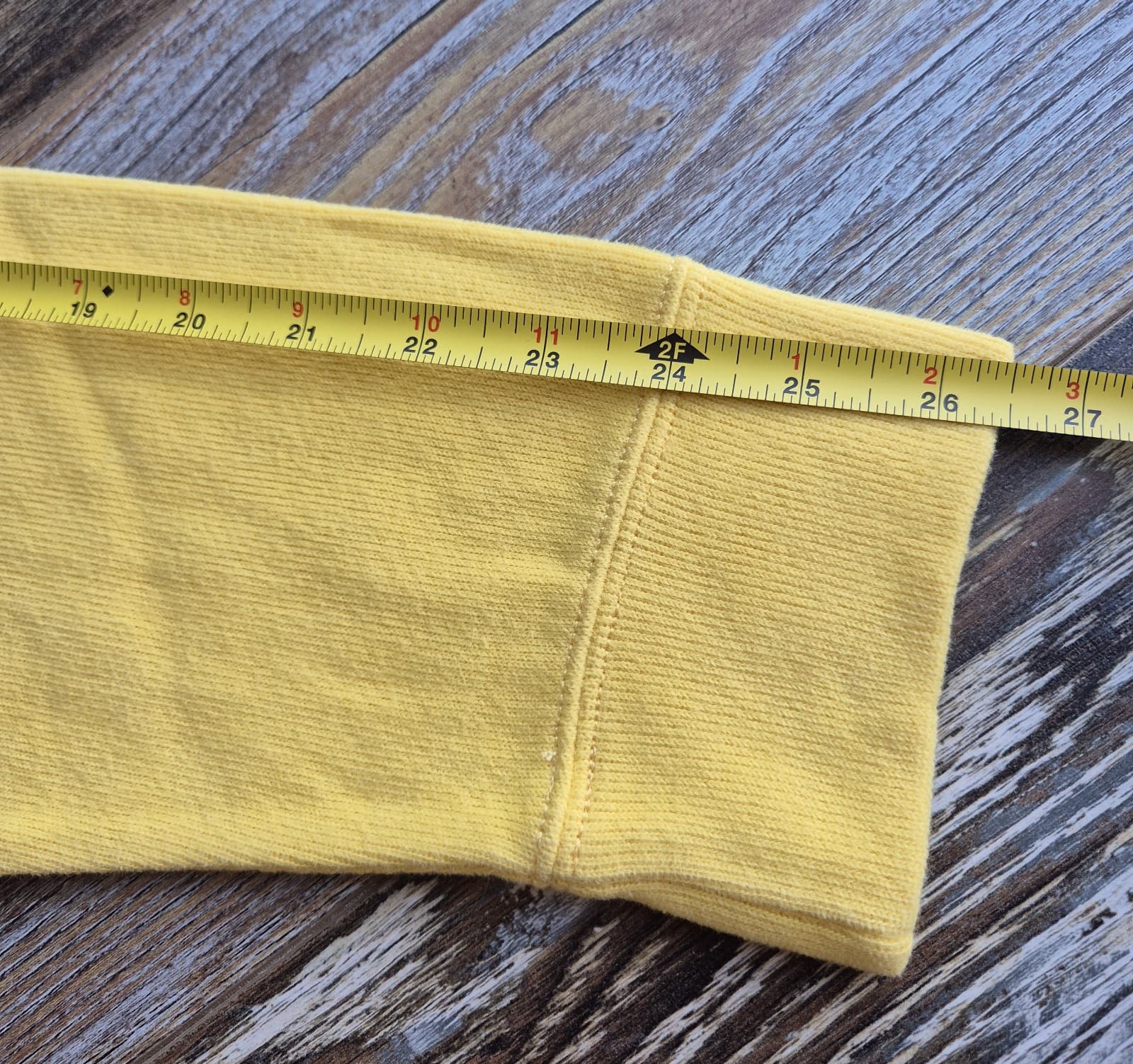 Vintage Polo by Ralph Lauren Pony Mens XL Cotton 1/4 Zip Pullover Sweater Yellow - Thumbnail 9