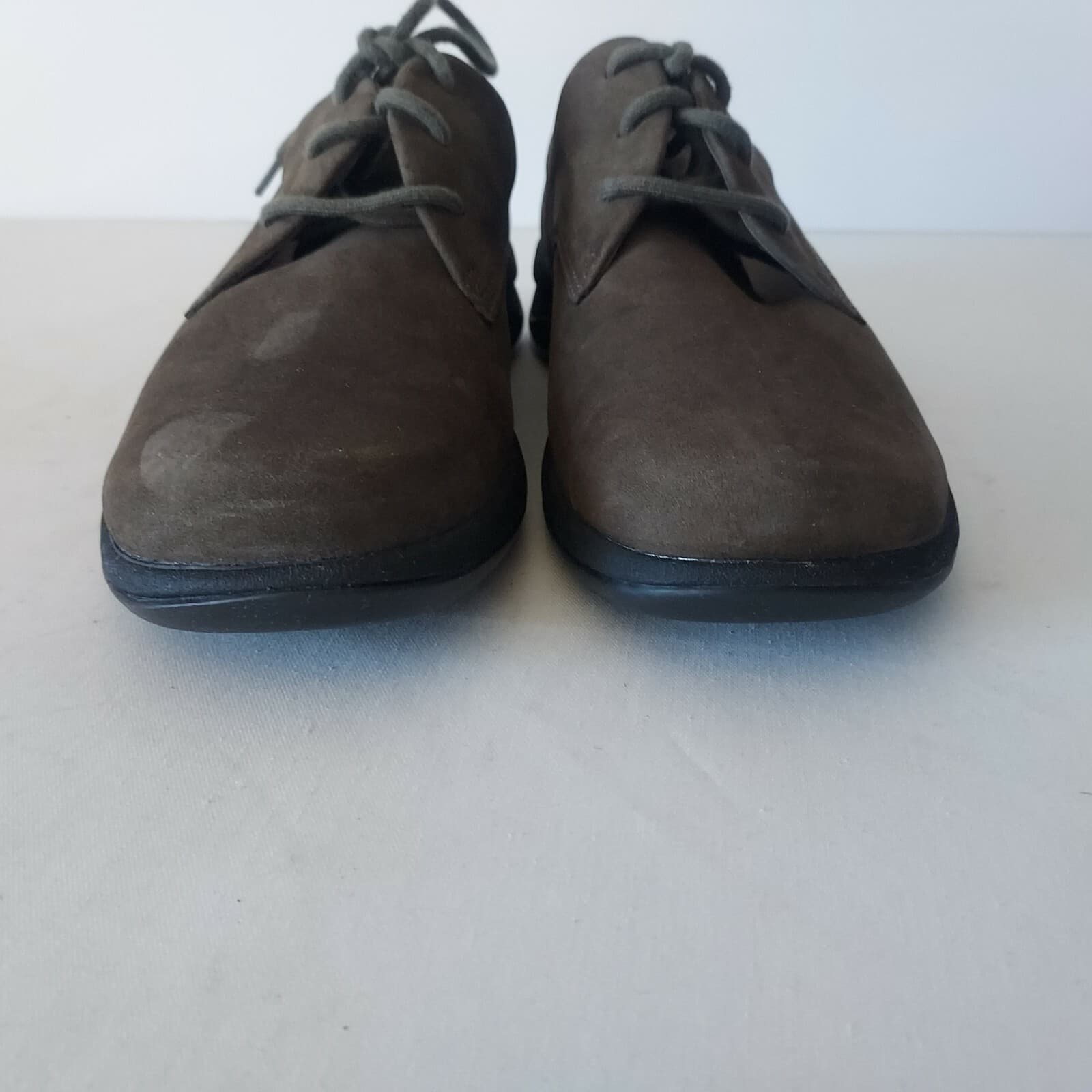 NWoB Merrell Topo Pure Leather Shoes Air Cushion Lace-Up Dark Taupe Women US8.5 - Thumbnail 7