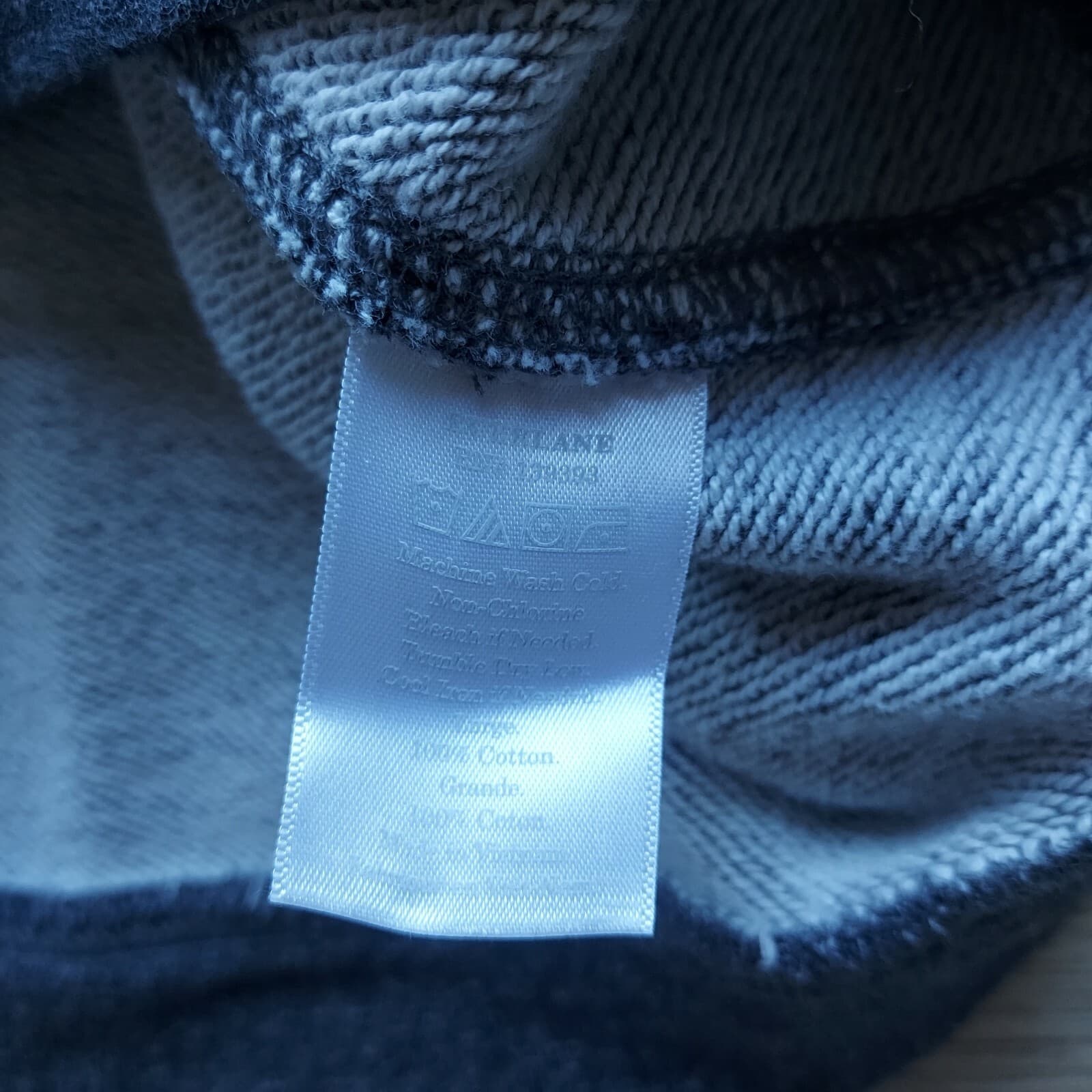 Everlane Heathered Sweatshirt Pullover Scoop Neck Grey 100% Cotton Women Sz.L - Thumbnail 8